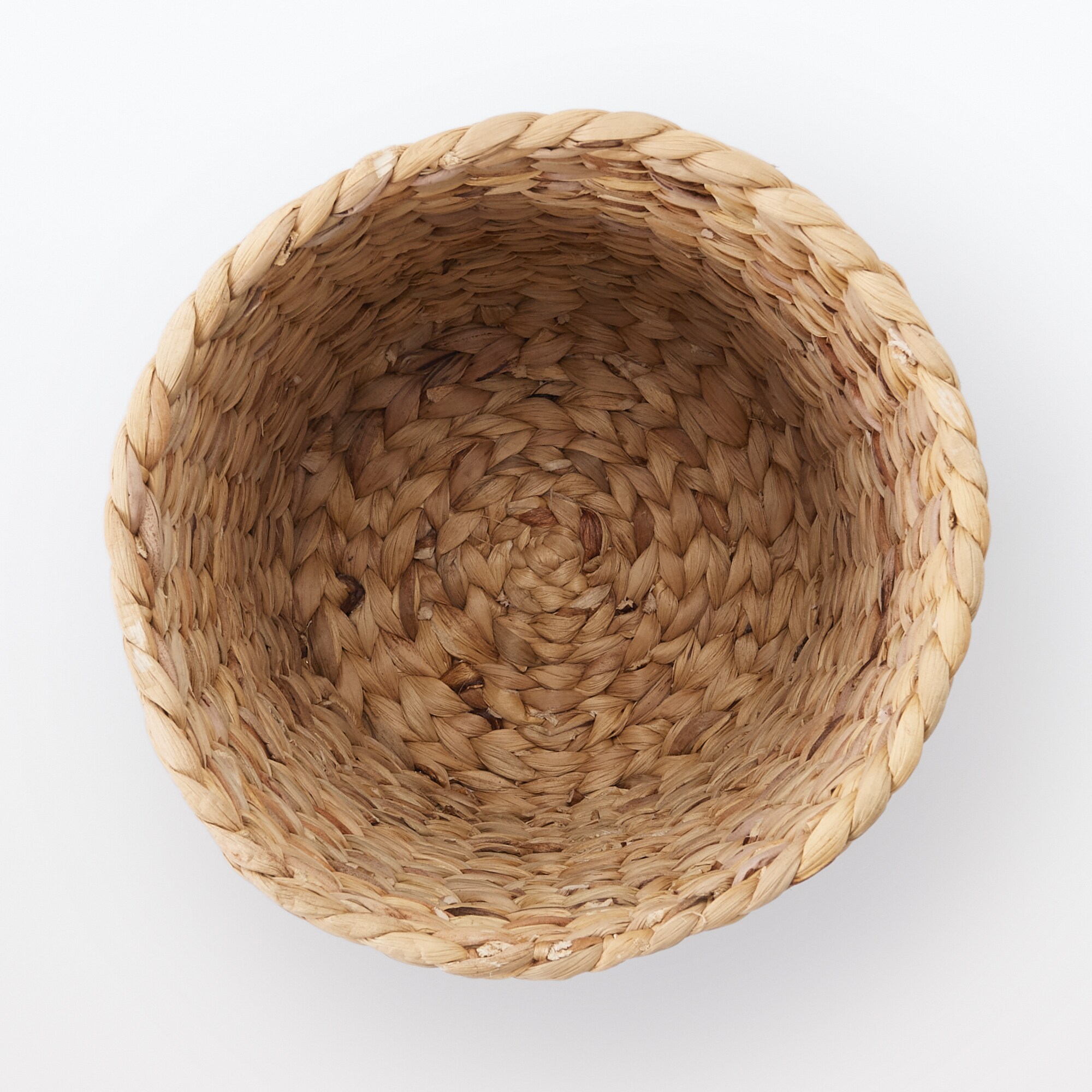 ウォーターヒヤシンス　ラウンド　バスケット　深　約直径２６×高さ３０ｃｍ