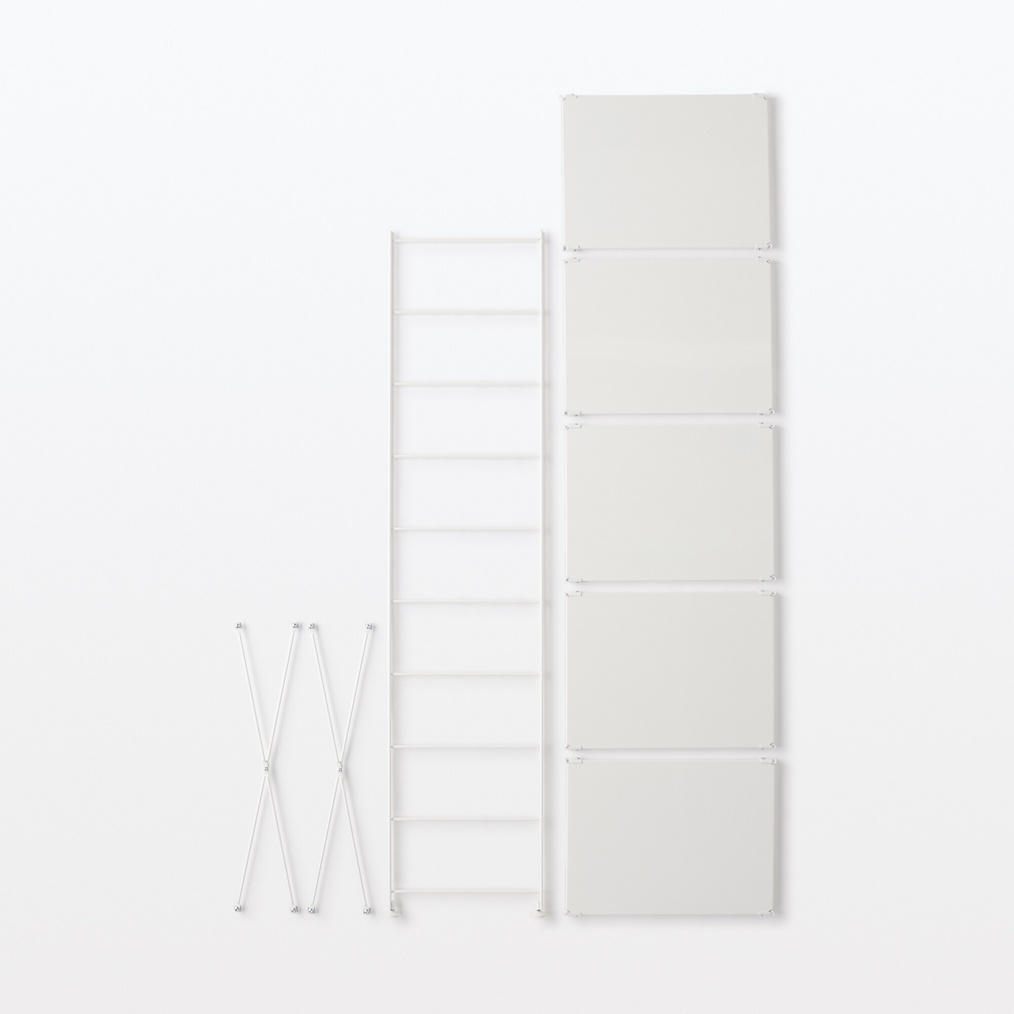 スチールユニットシェルフ用スチール棚追加セット　幅５６ｃｍタイプ　大