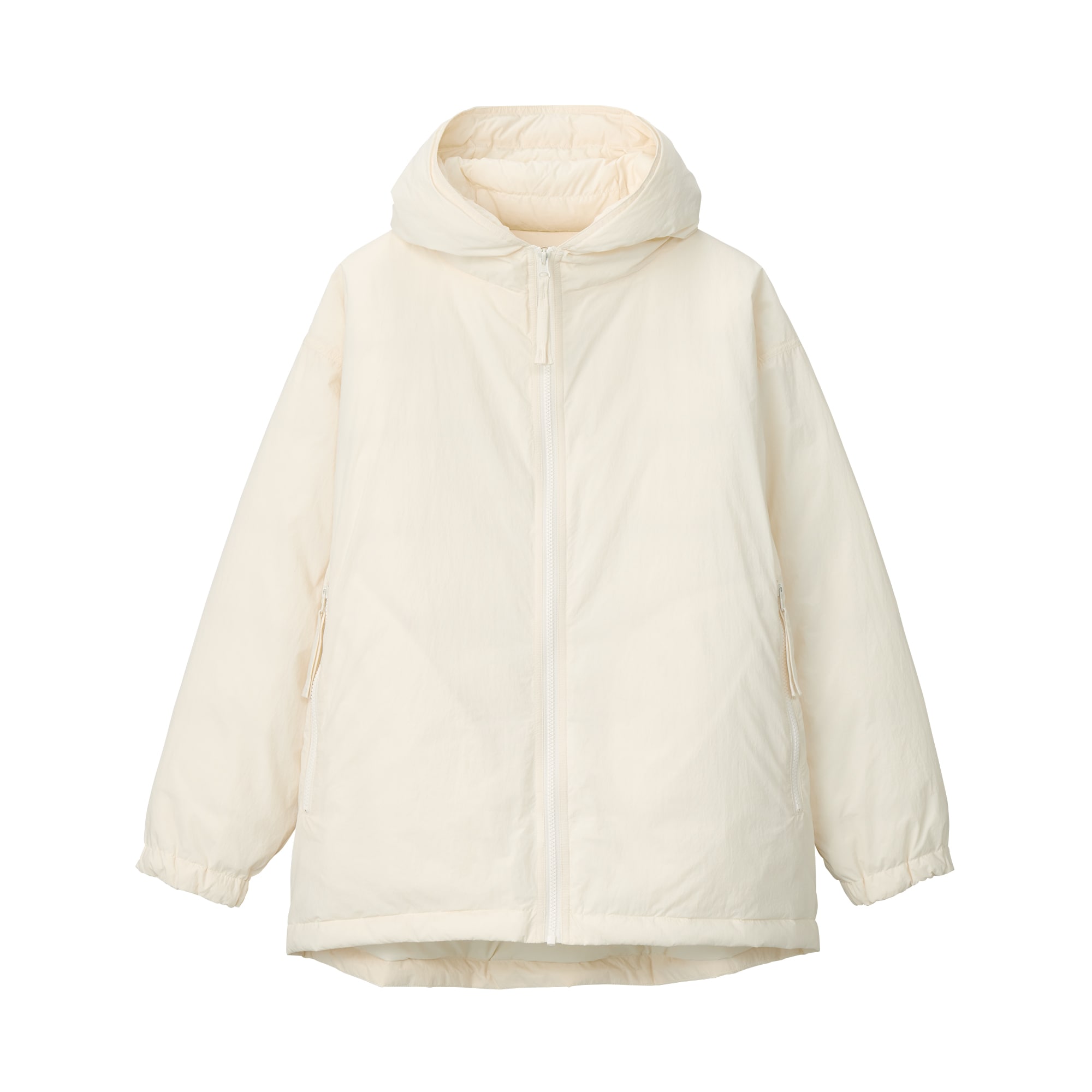 撥水フード付きダウンジャケット