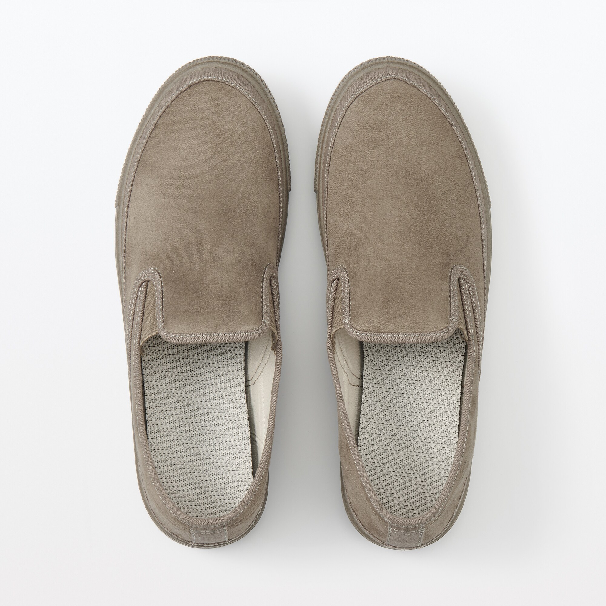 紳士　撥水起毛スリッポンスニーカー