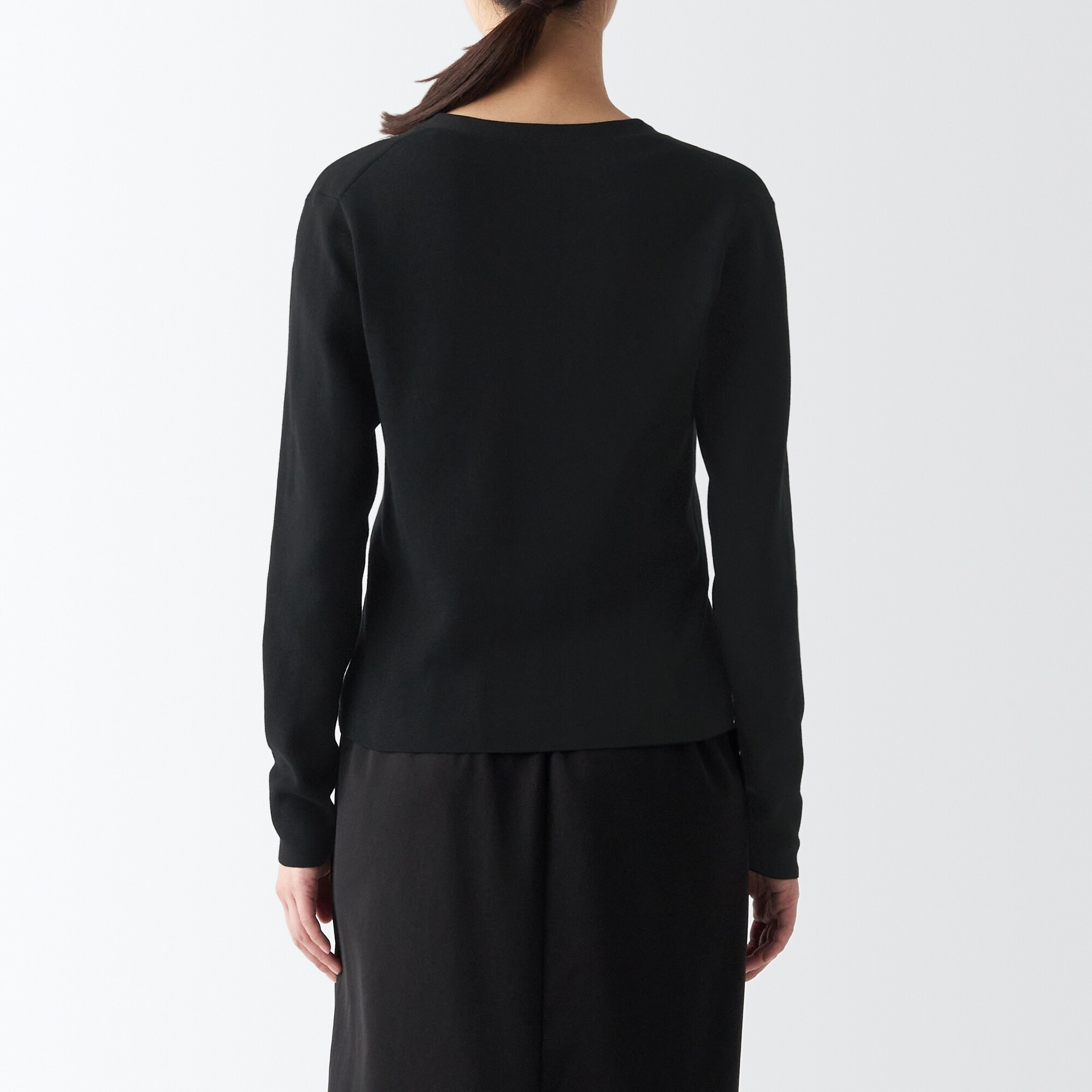 ＵＶカットリブ編みＶネックカーディガン