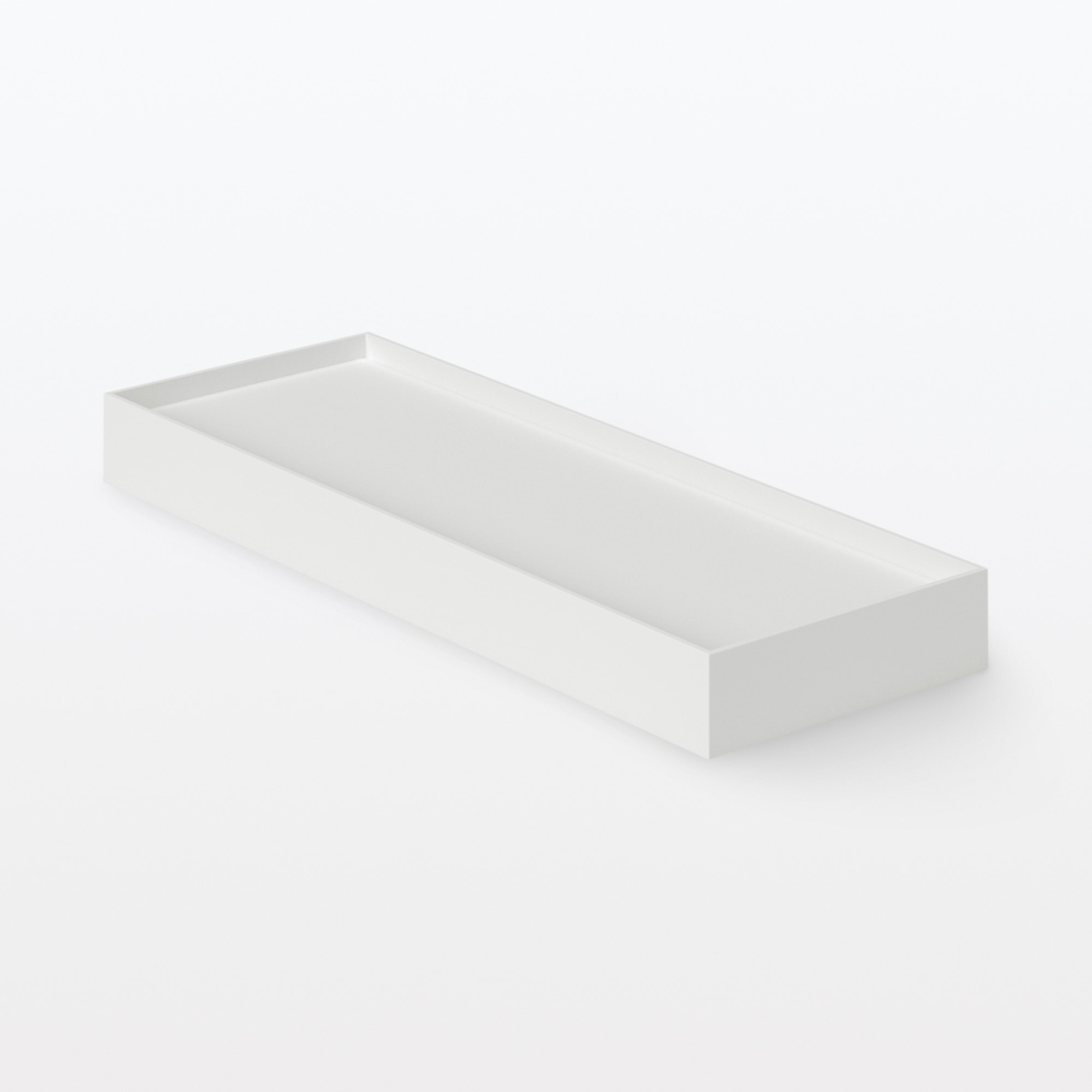 【ホワイトグレー】ポリプロピレンファイルボックススタンダード用キャスターもつけられるフタ・幅１０ｃｍ用