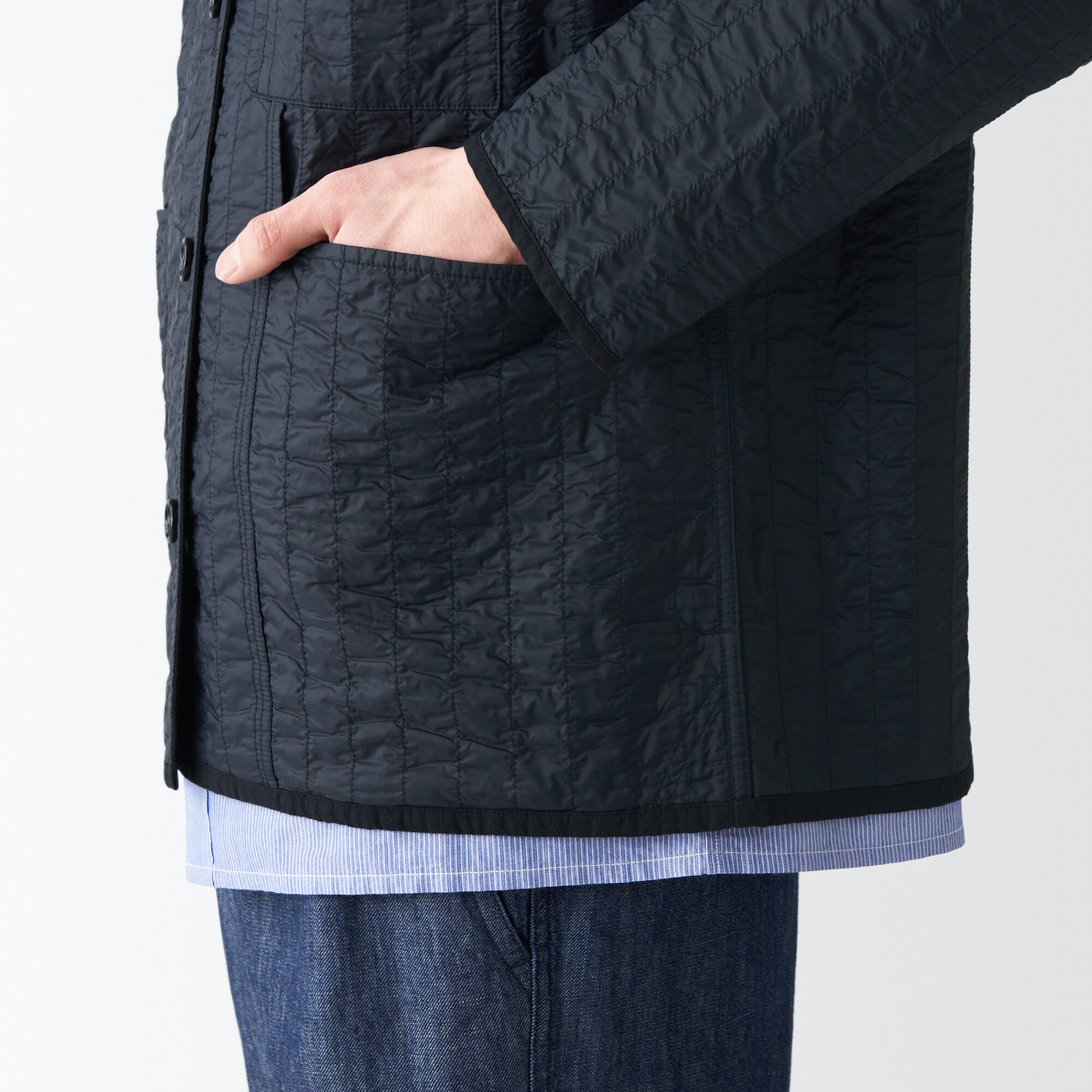 リバーシブルキルトジャケット（紳士）