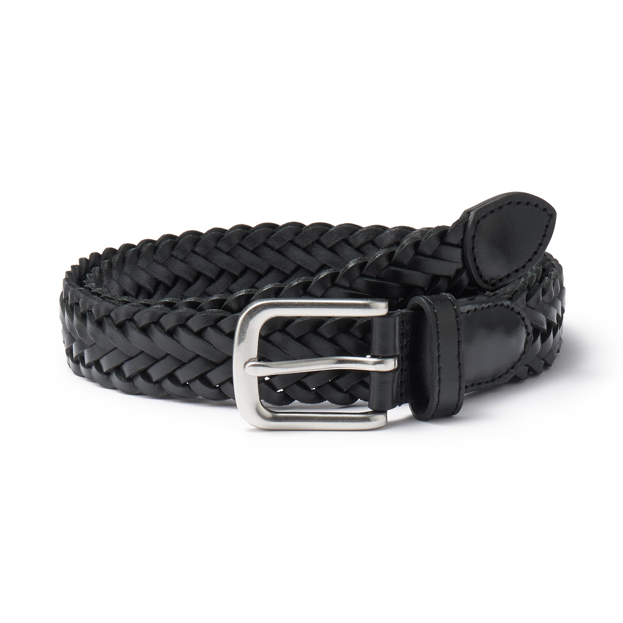 ヌメ革　メッシュベルト