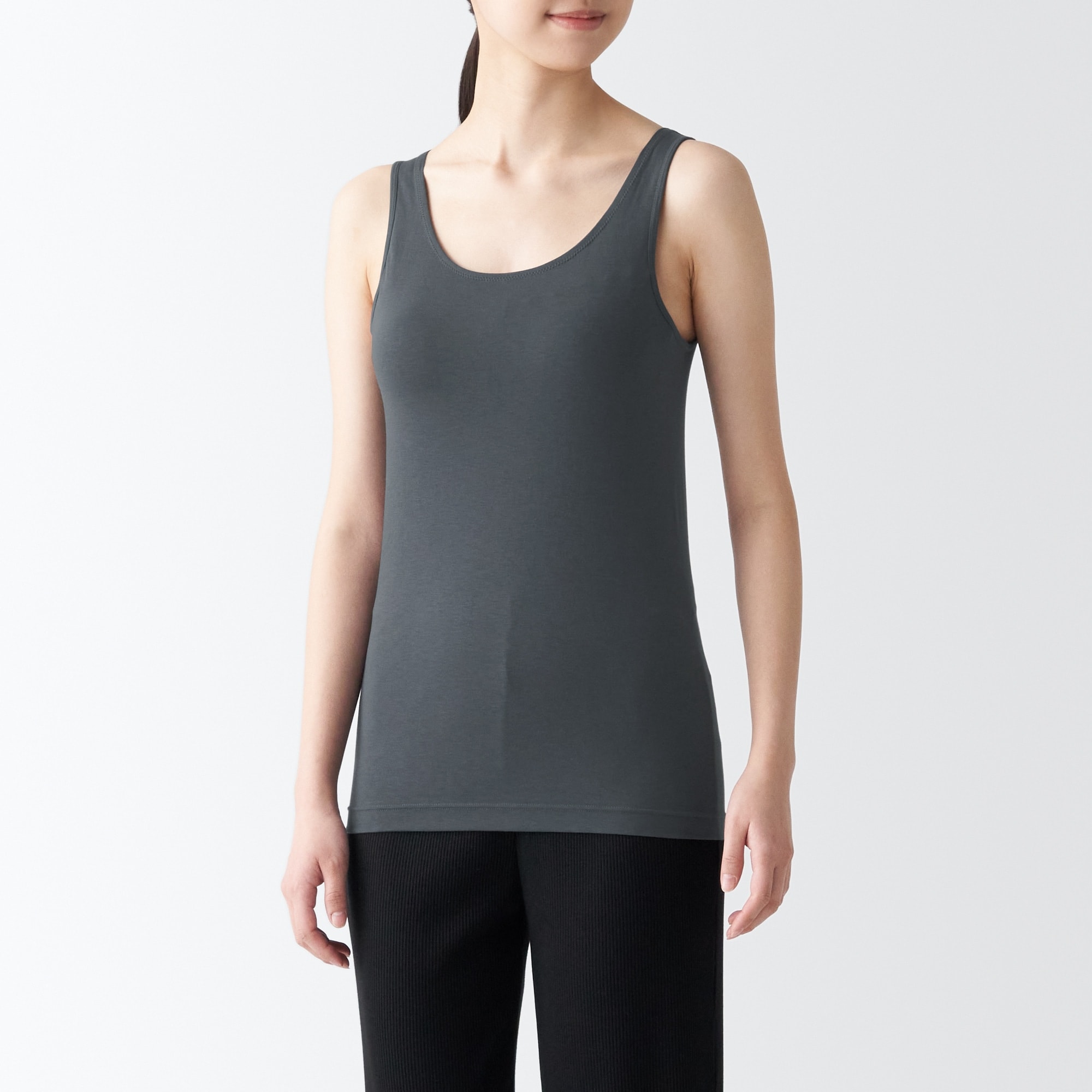 シルク混ブラタンクトップ