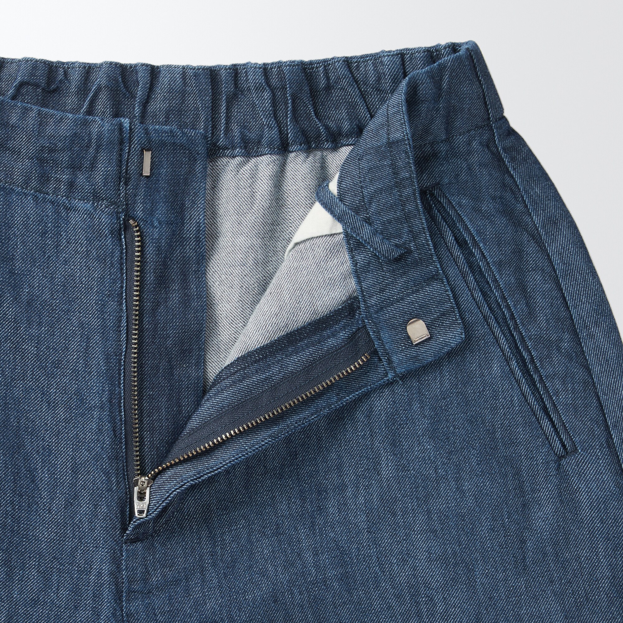 ラミーコットンデニムスカートパンツ（婦人）