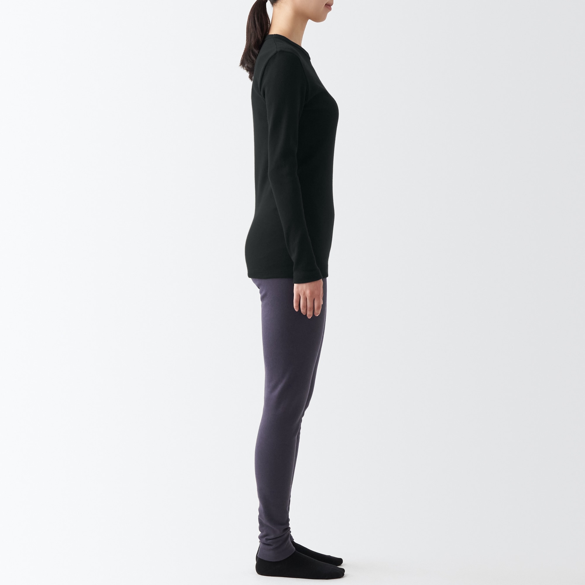 あったか綿　厚手　長袖Ｔシャツ