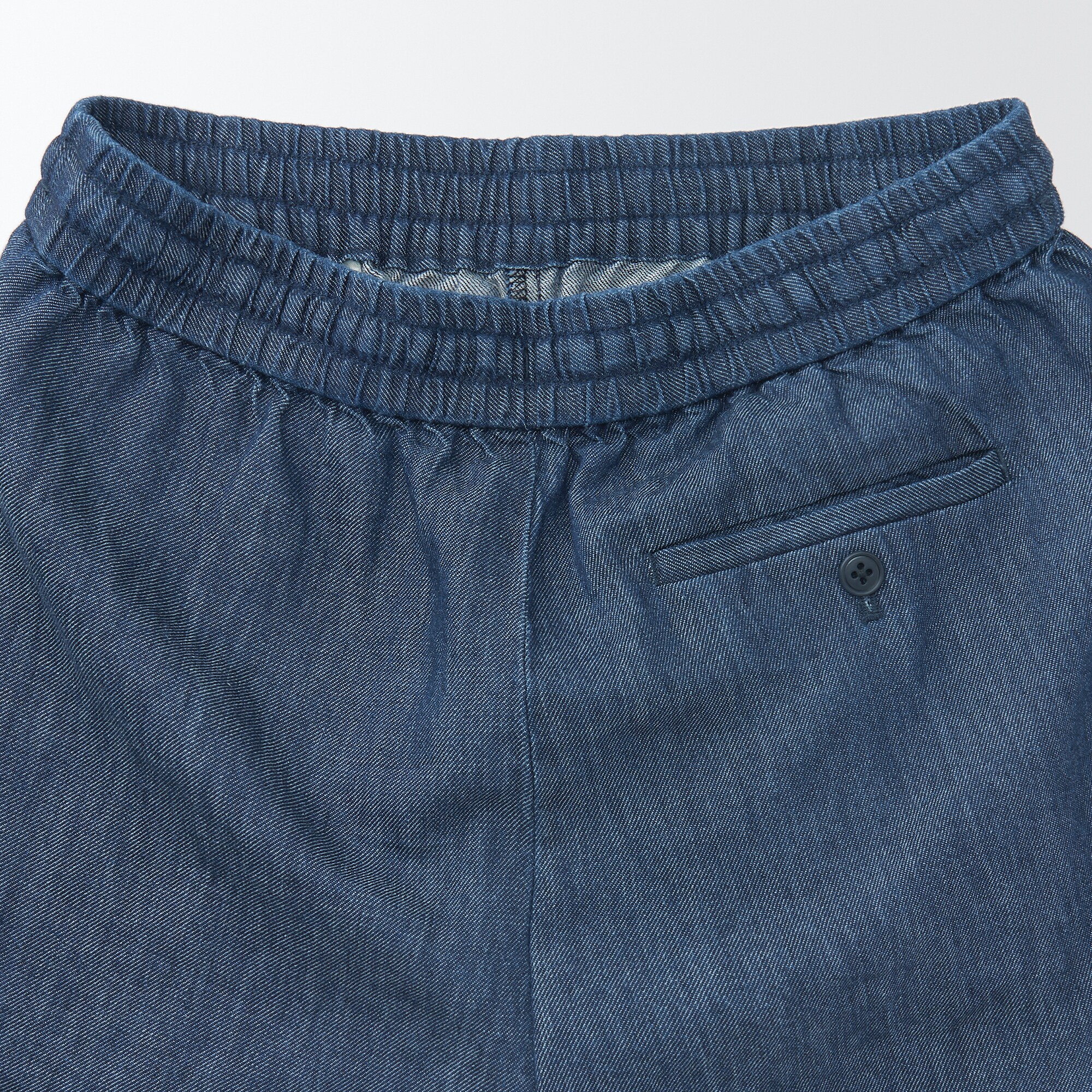 ラミーコットンデニムワイドパンツ（婦人）