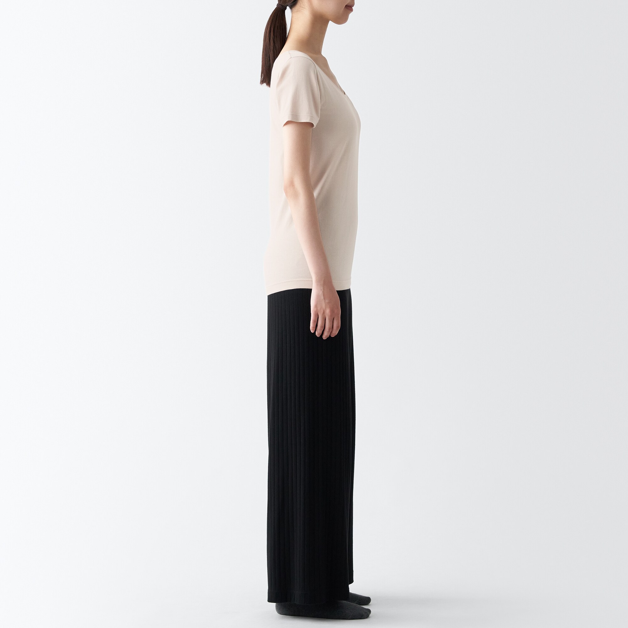 あったか綿　クルーネック半袖Ｔシャツ