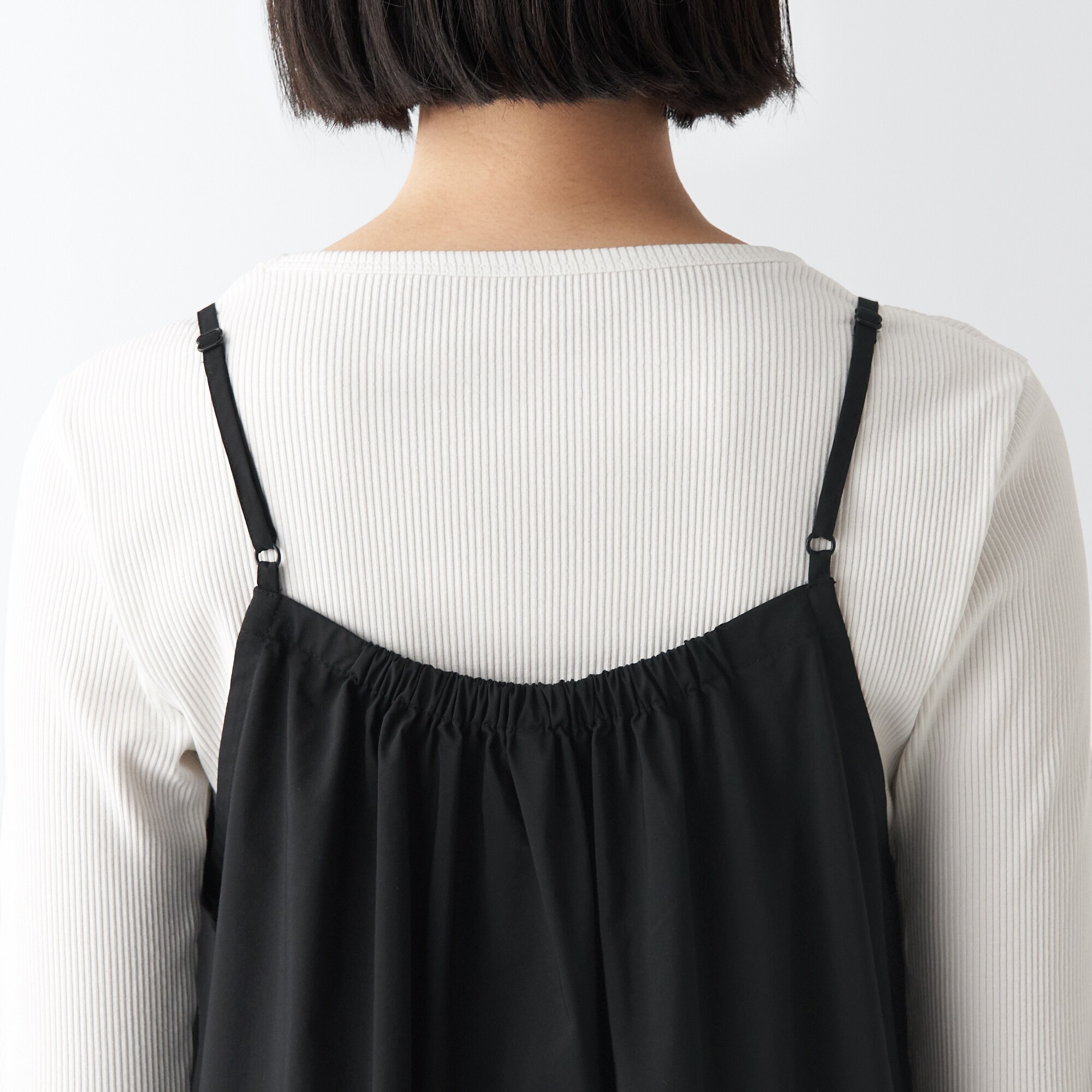 乾きやすいブロードキャミソールワンピース