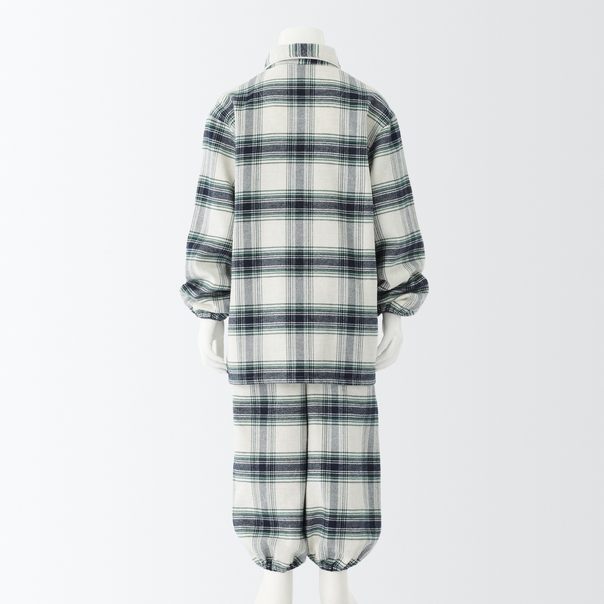 脇に縫い目のない　フランネル　パジャマ（キッズ）