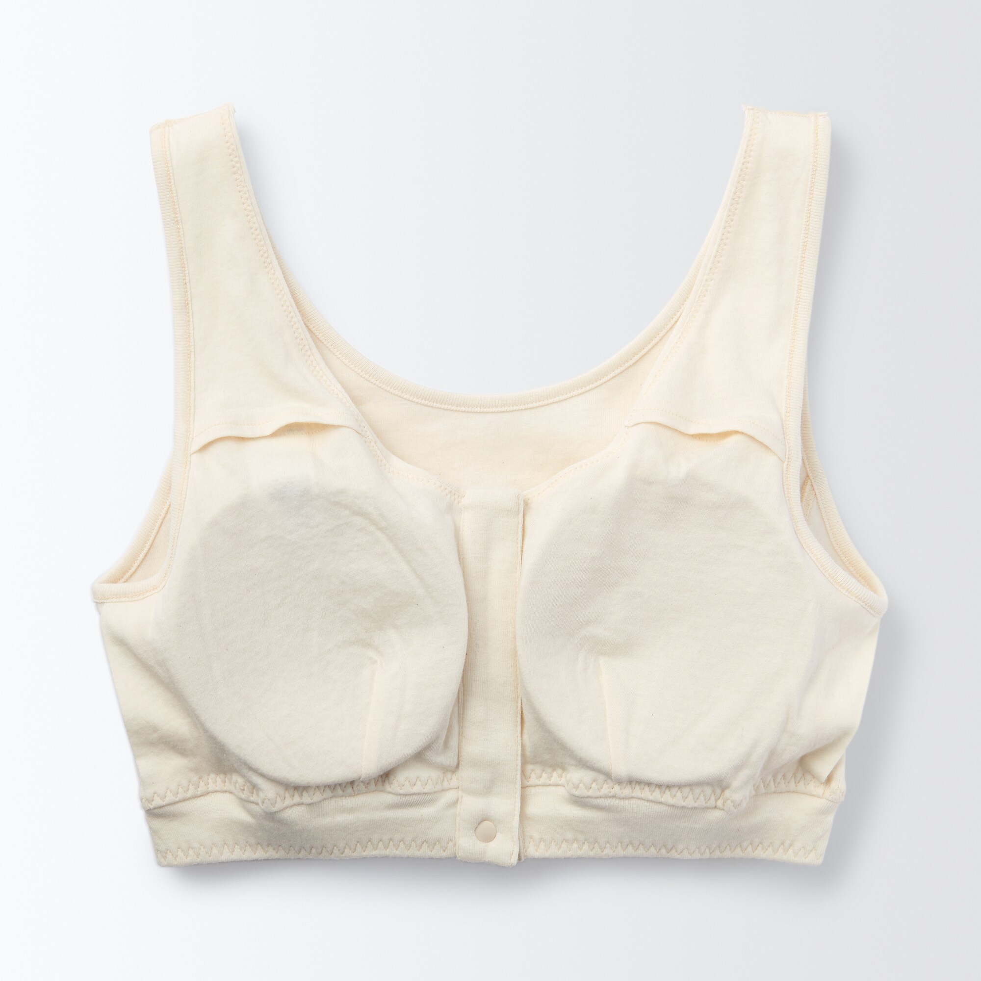 無染色前開きブラジャー