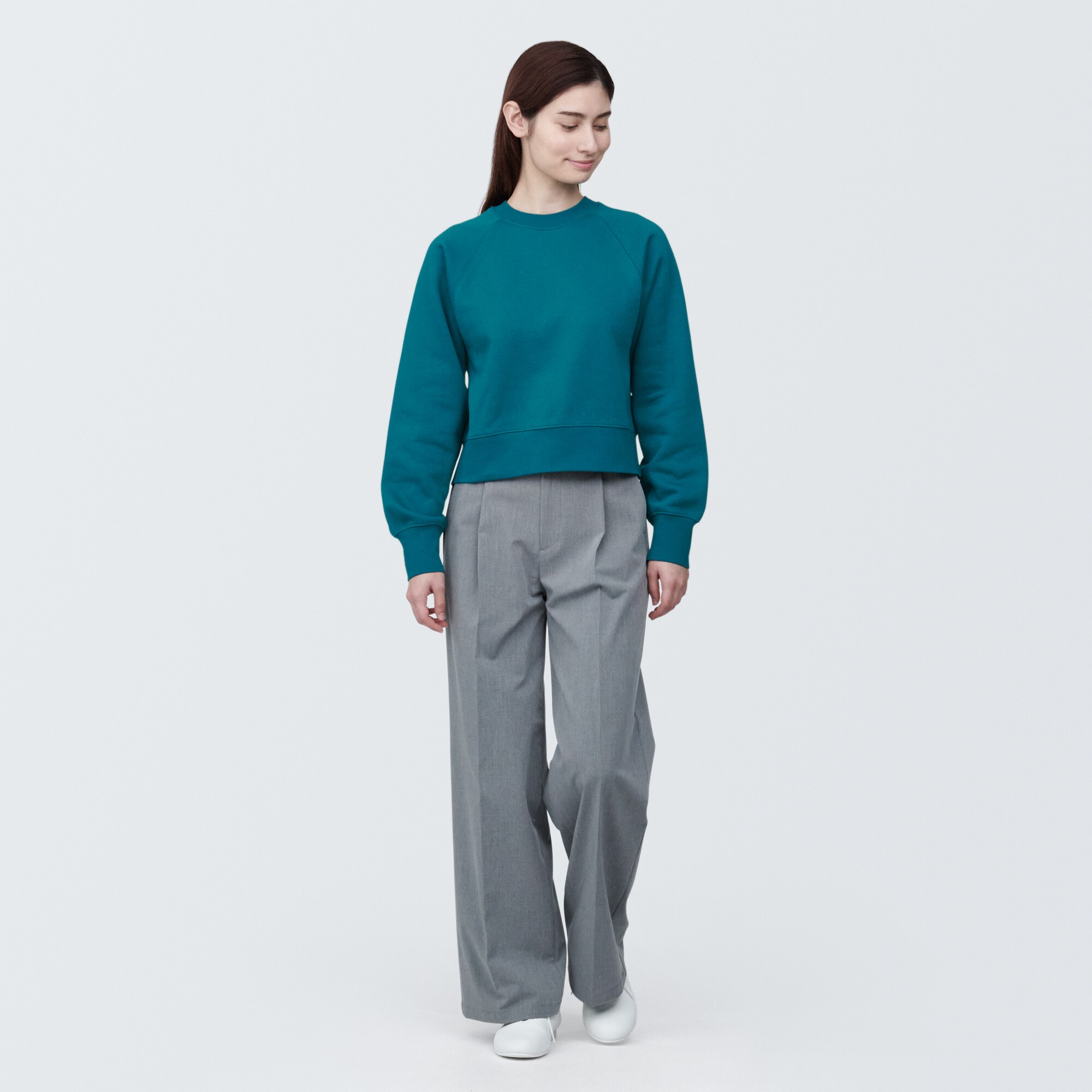 婦人　スウェットシャツ（クルーネック長袖）