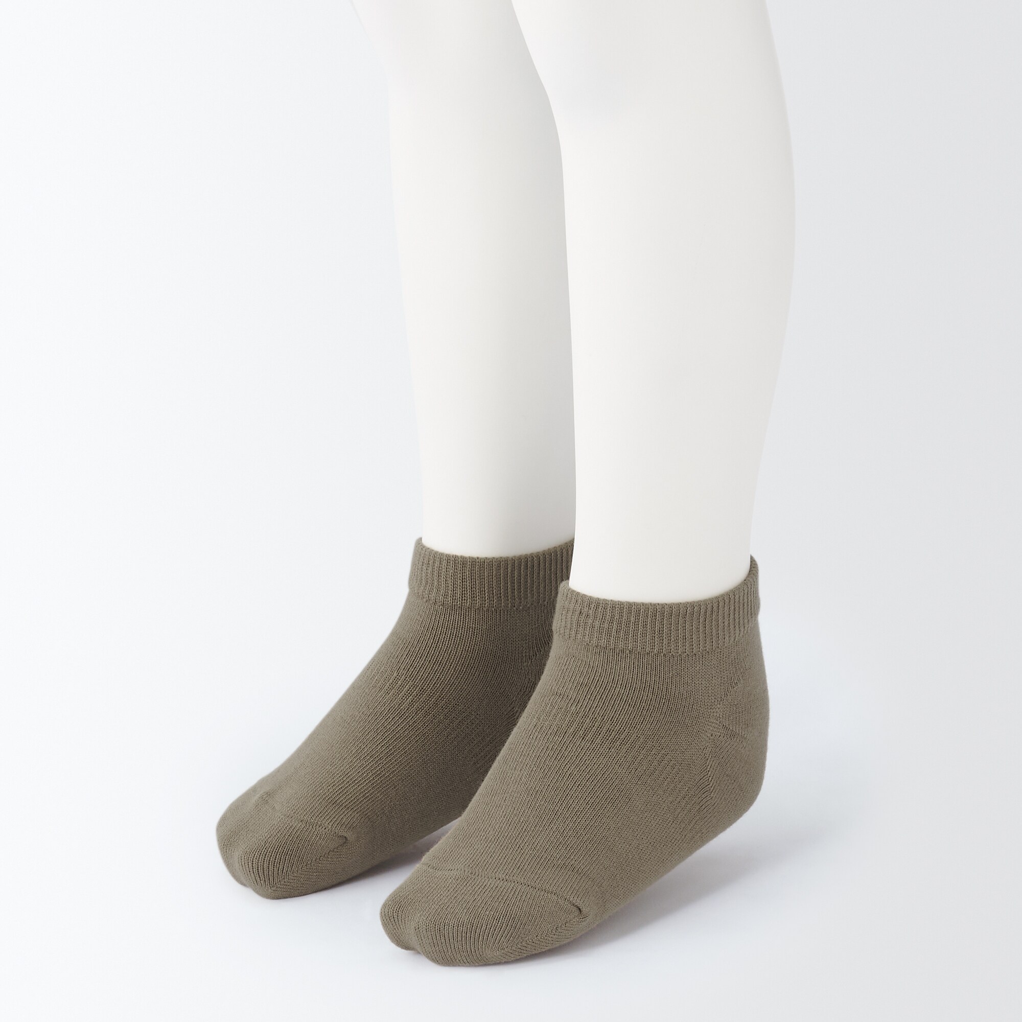 足なり直角　スニーカーイン（無地／キッズ）