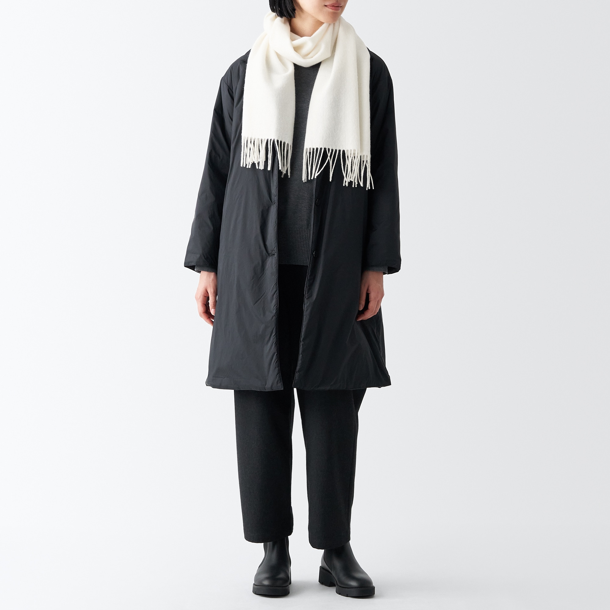 ウール　マフラー　