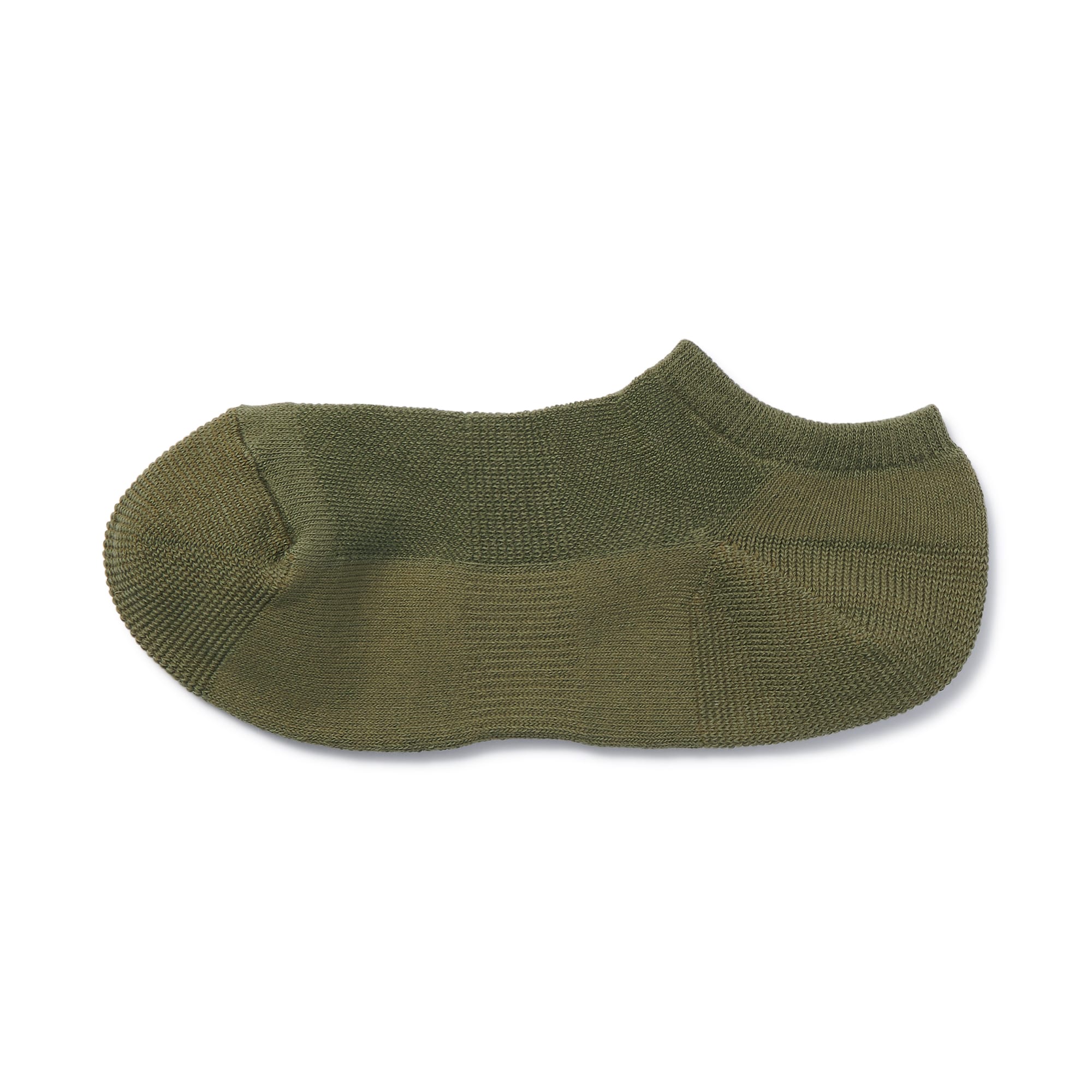 足なり直角　パイル編み　厚手スニーカーイン（配色／紳士）