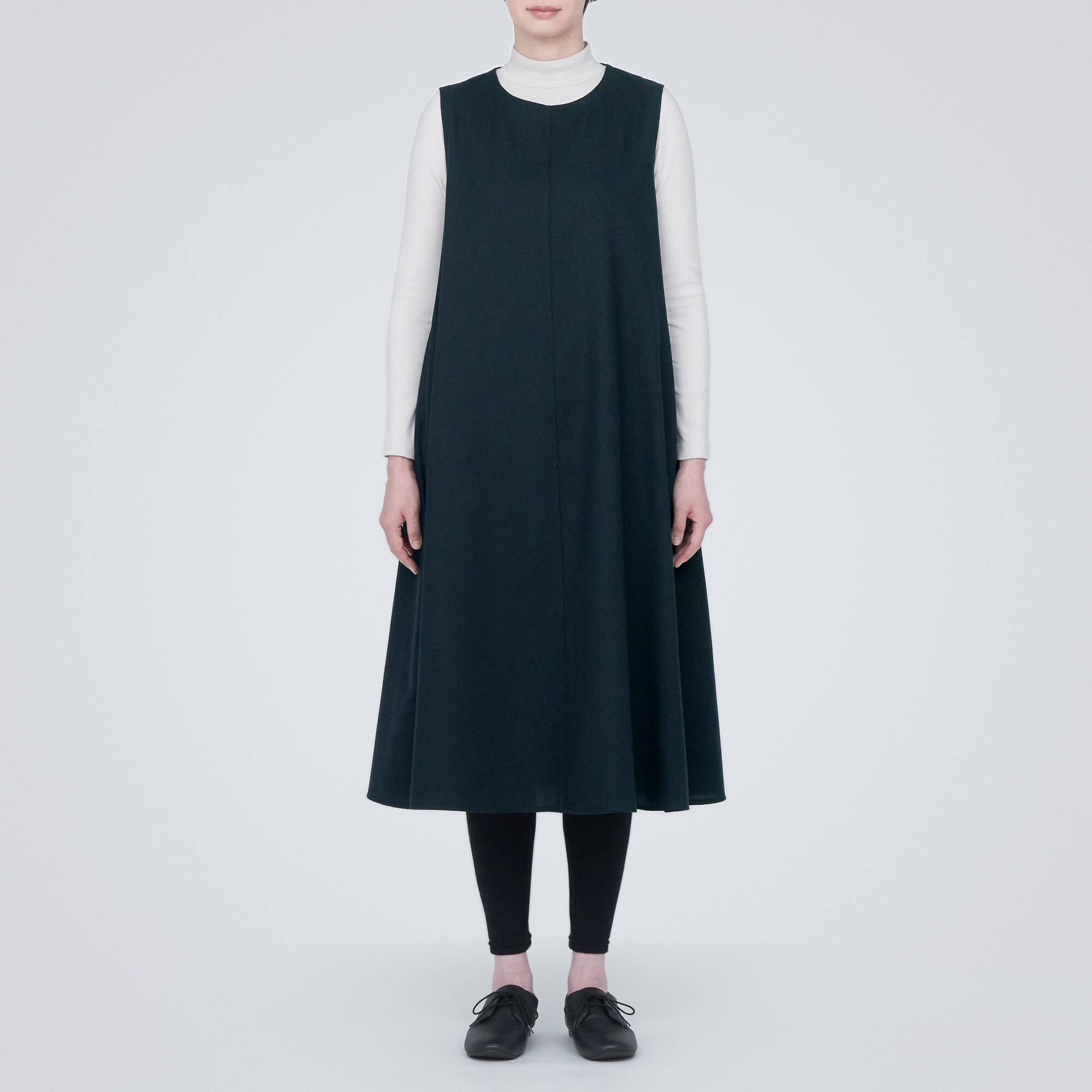 起毛ジャンパースカート