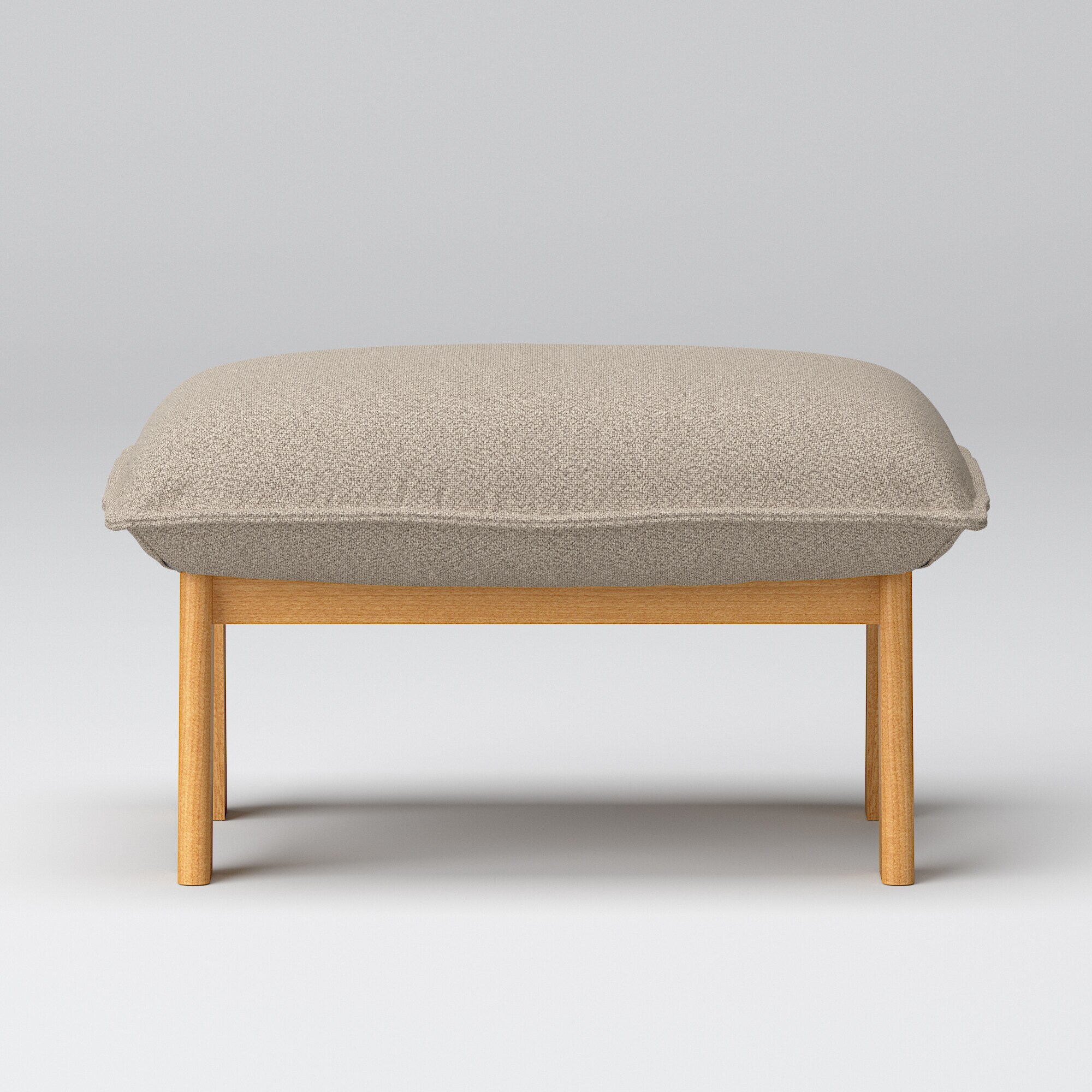 【カバー】綿太番手ハイバックリクライニングソファ・オットマン用カバー／ブラウン