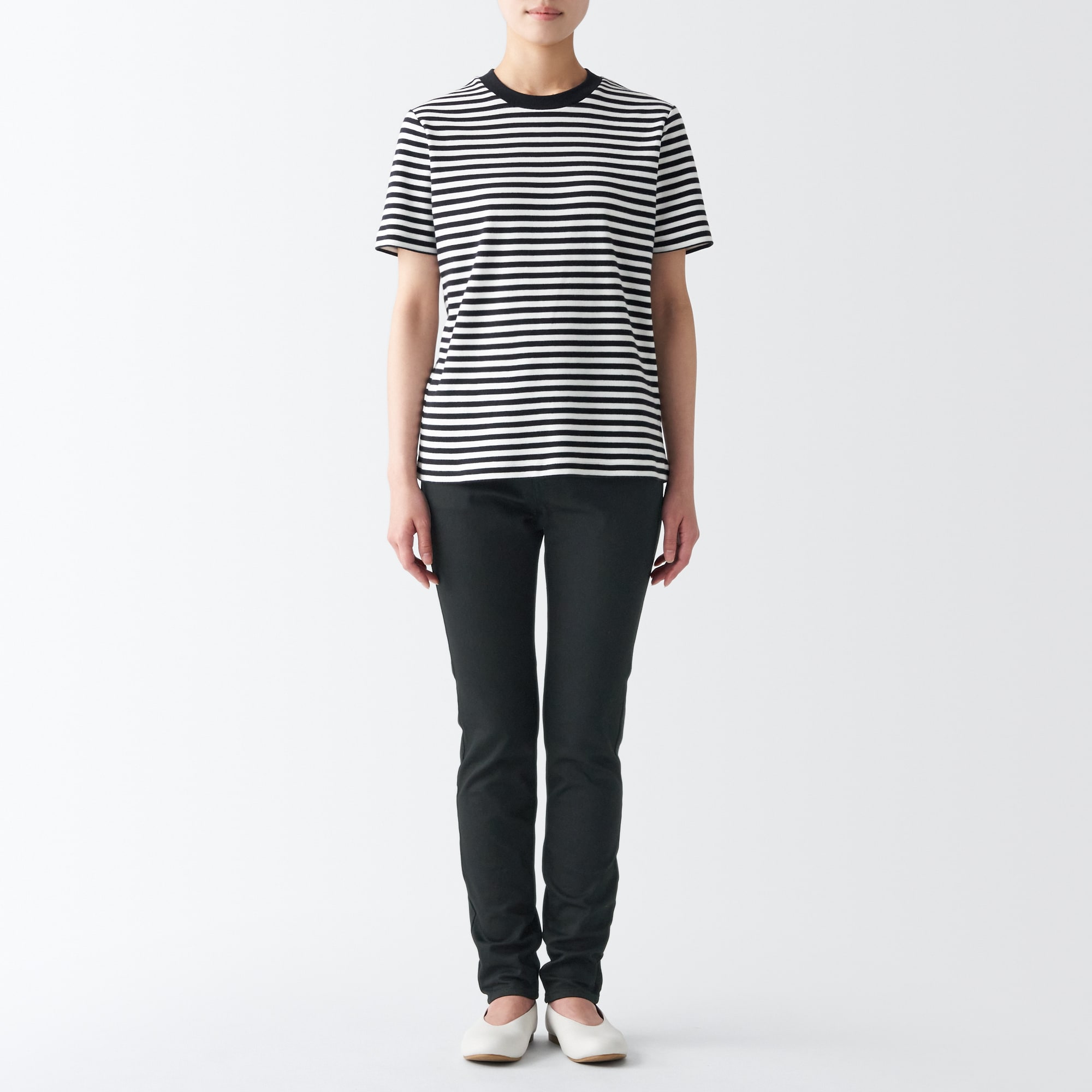 【スキニー】スーパーストレッチデニムスキニーパンツ（股下７５ｃｍ）ブルー