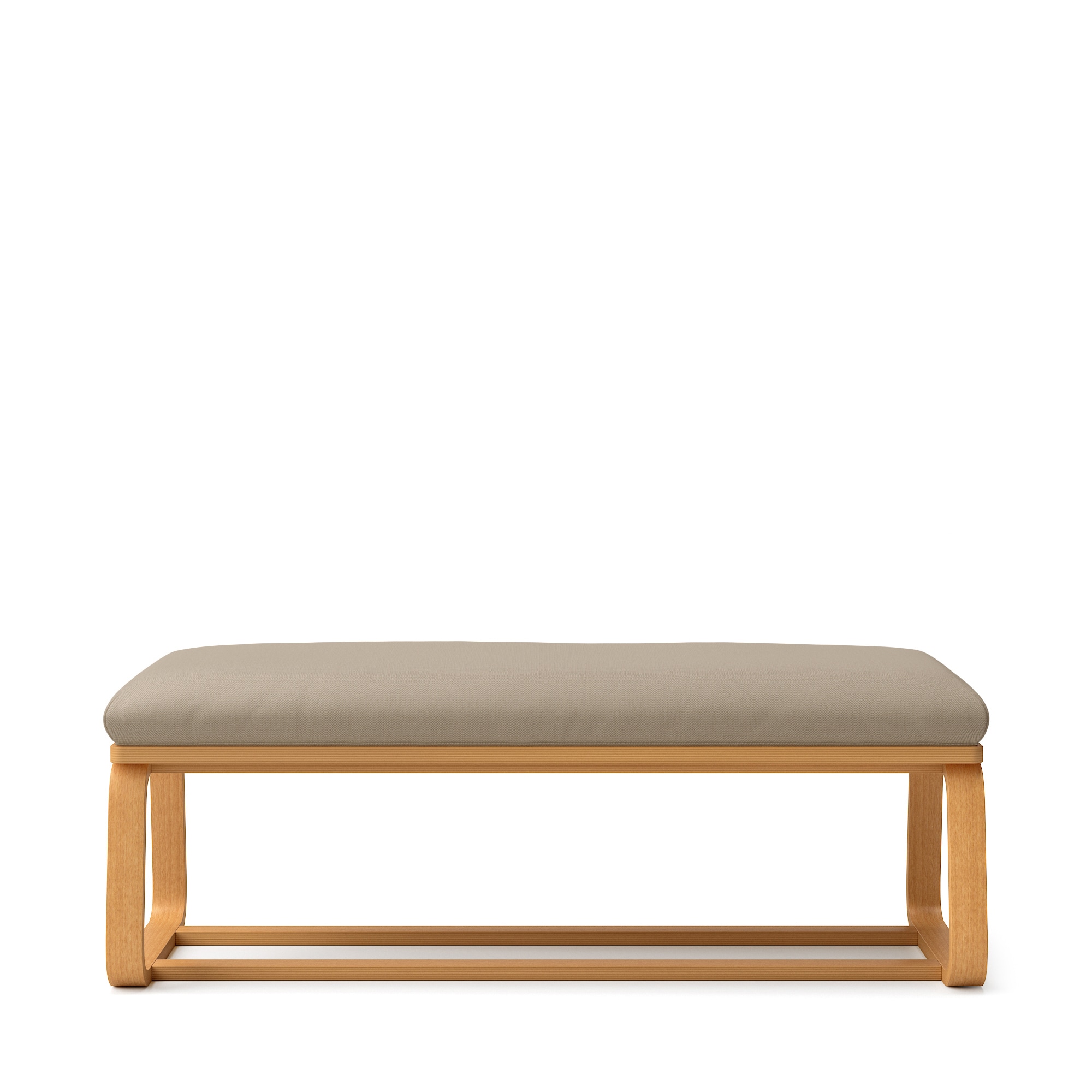 【カバー】綿麻バスケット織リビングでもダイニングでもつかえるベンチ・１用カバー