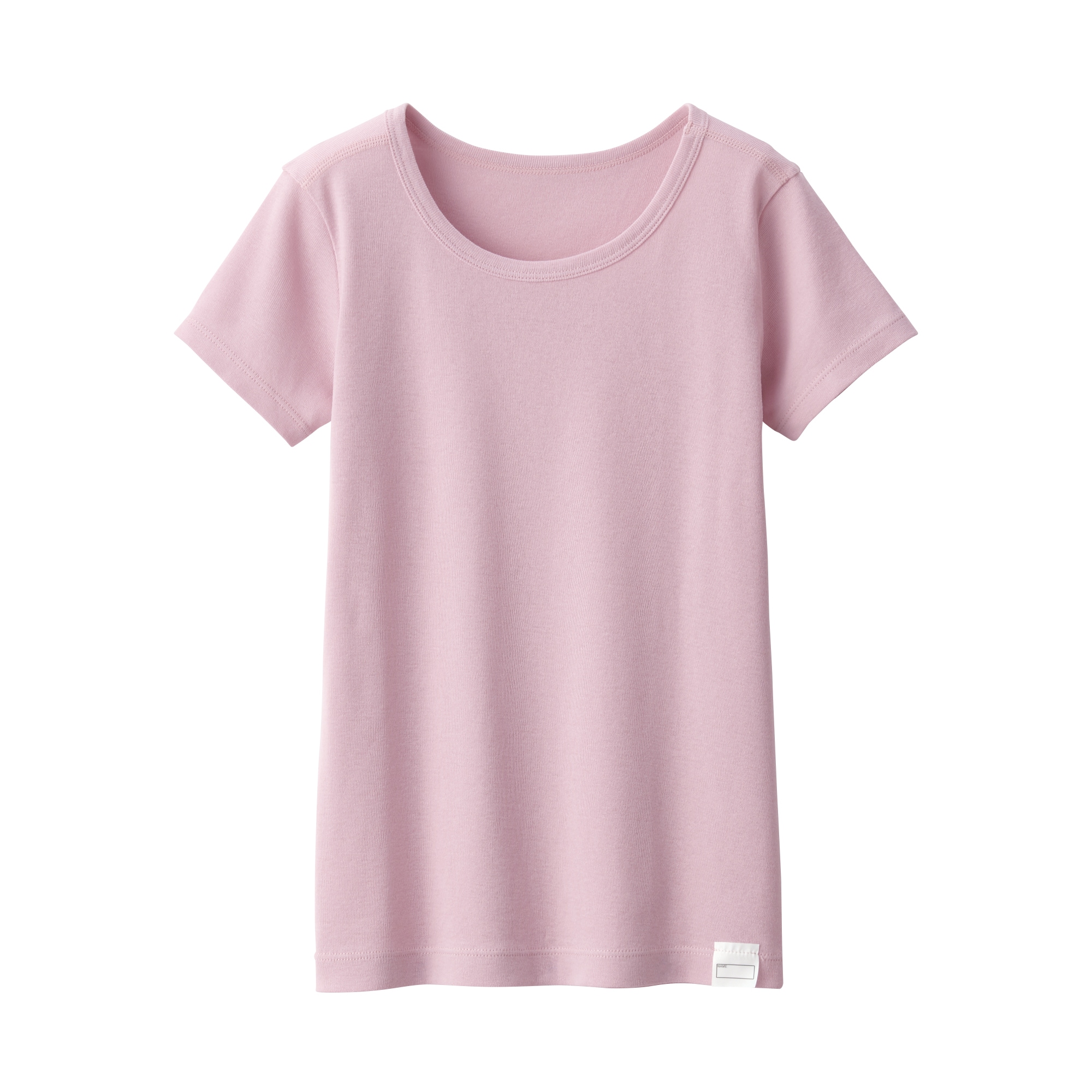 さらっと綿　クルーネック半袖Ｔシャツ（キッズ）