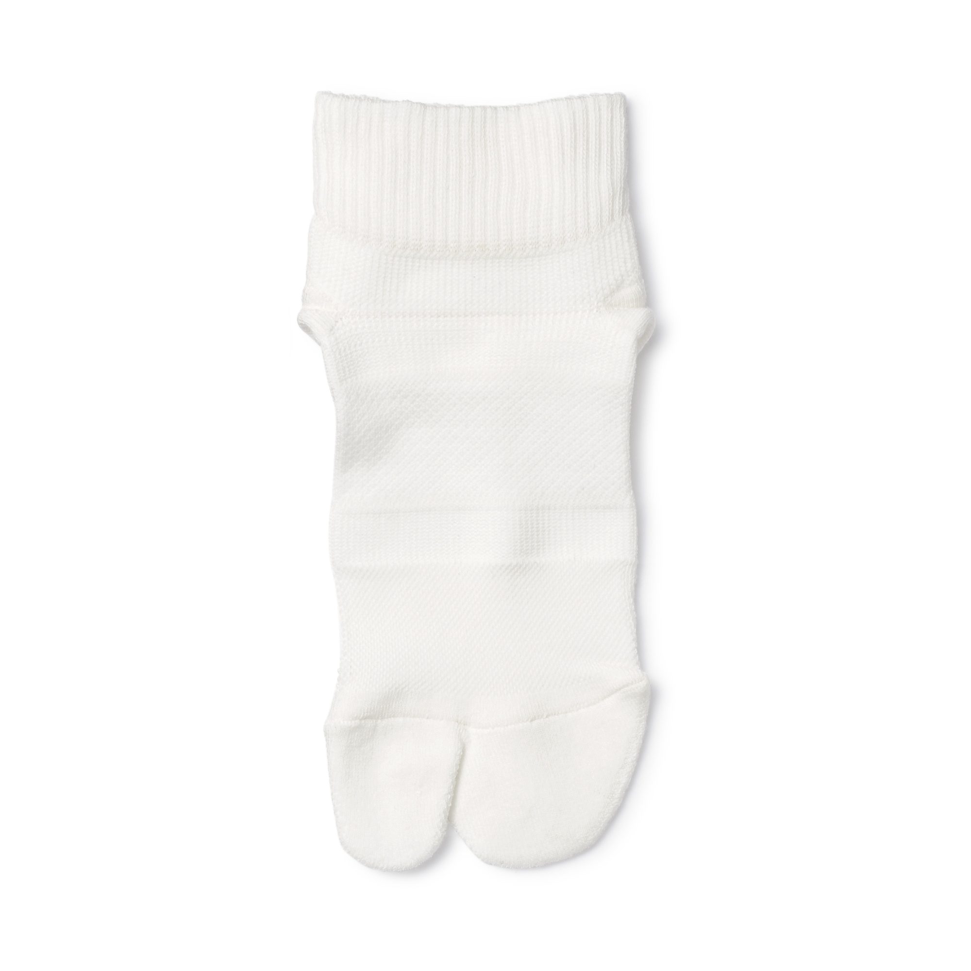 足なり直角　土踏まずを支える　２足組　タビ型ショート丈靴下（婦人）