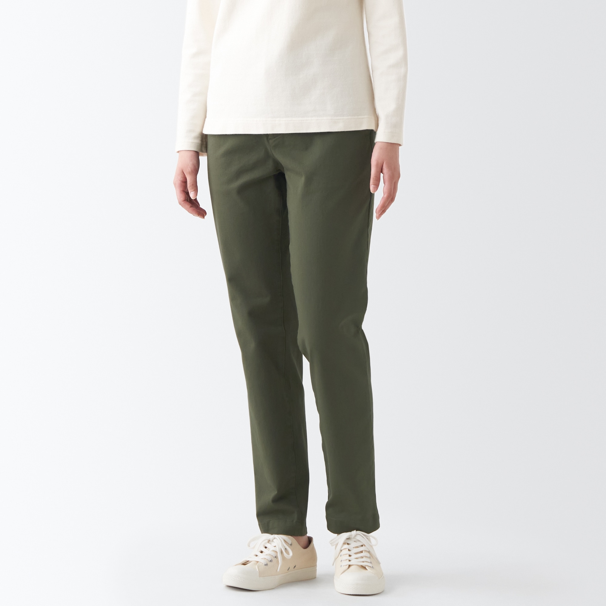 縦横ストレッチチノボーイフィットパンツ（股下７５ｃｍ）新サイズ対応