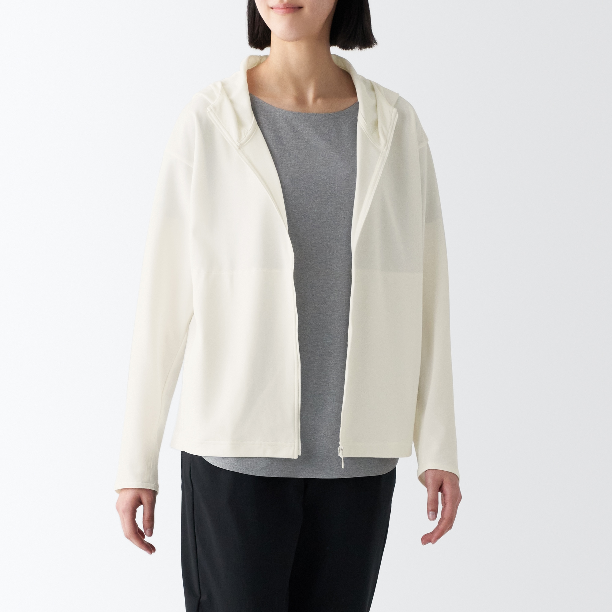 ＵＶカット乾きやすいジップパーカー