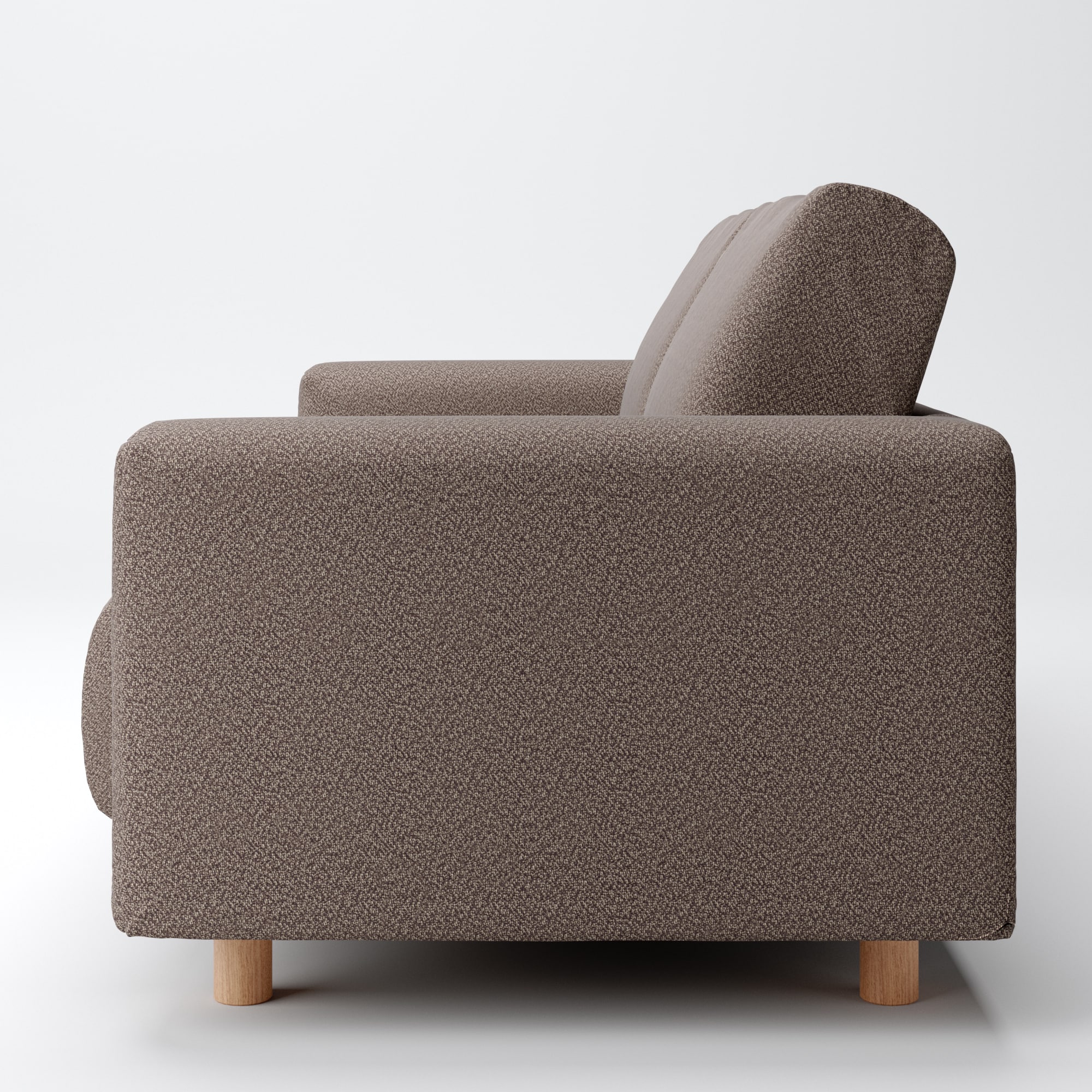 【カバー】綿太番手ソファ本体・２．５シーター・ウレタンポケットコイル用カバー／ベージュ