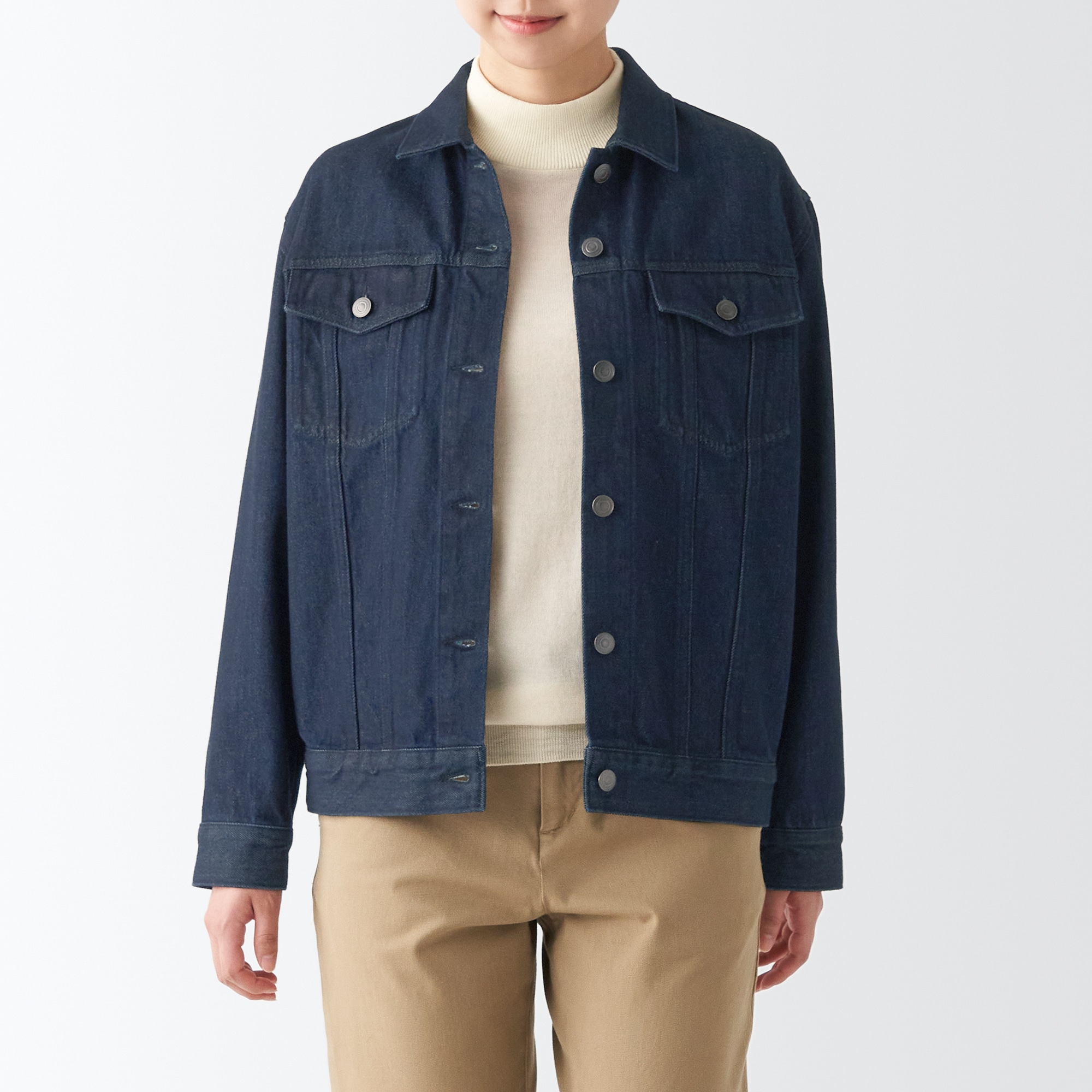 洗いざらしデニムジャケット