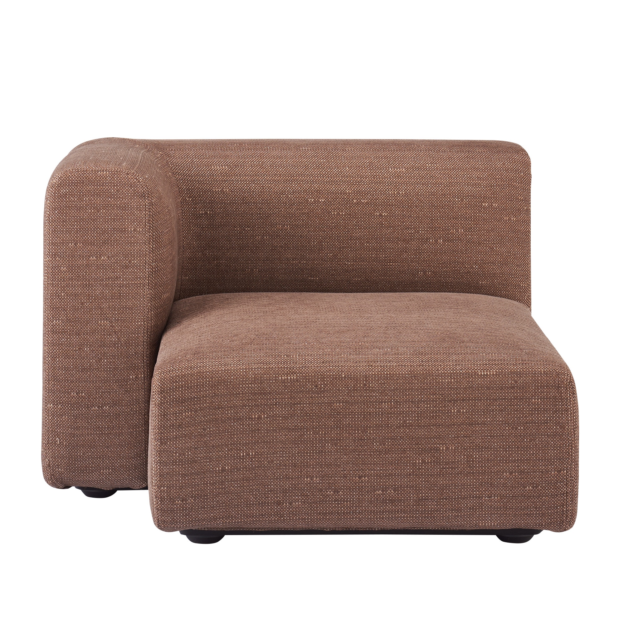 【カバー】綿ポリエステル変り織ユニットソファ・ハーフアーム・大（右）用カバー／ベージュ