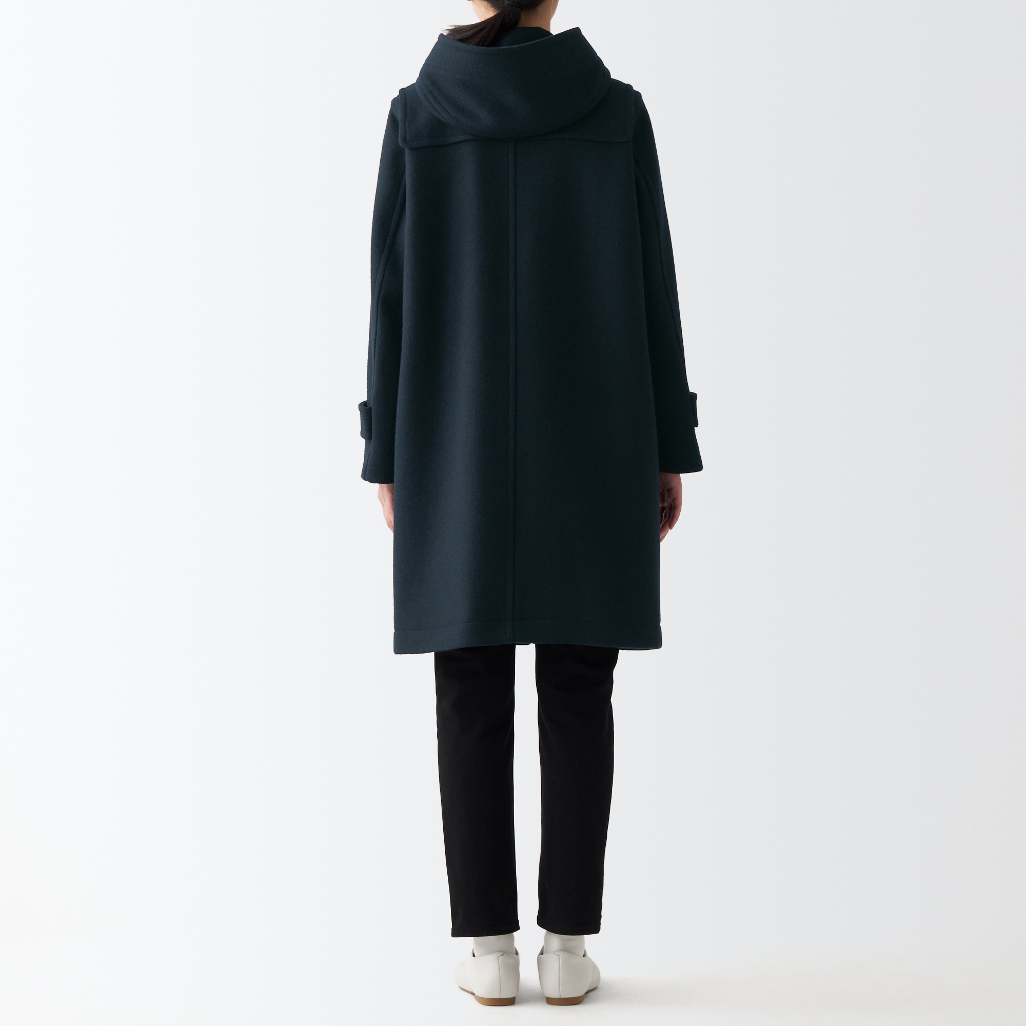 ウール混ダッフルコート