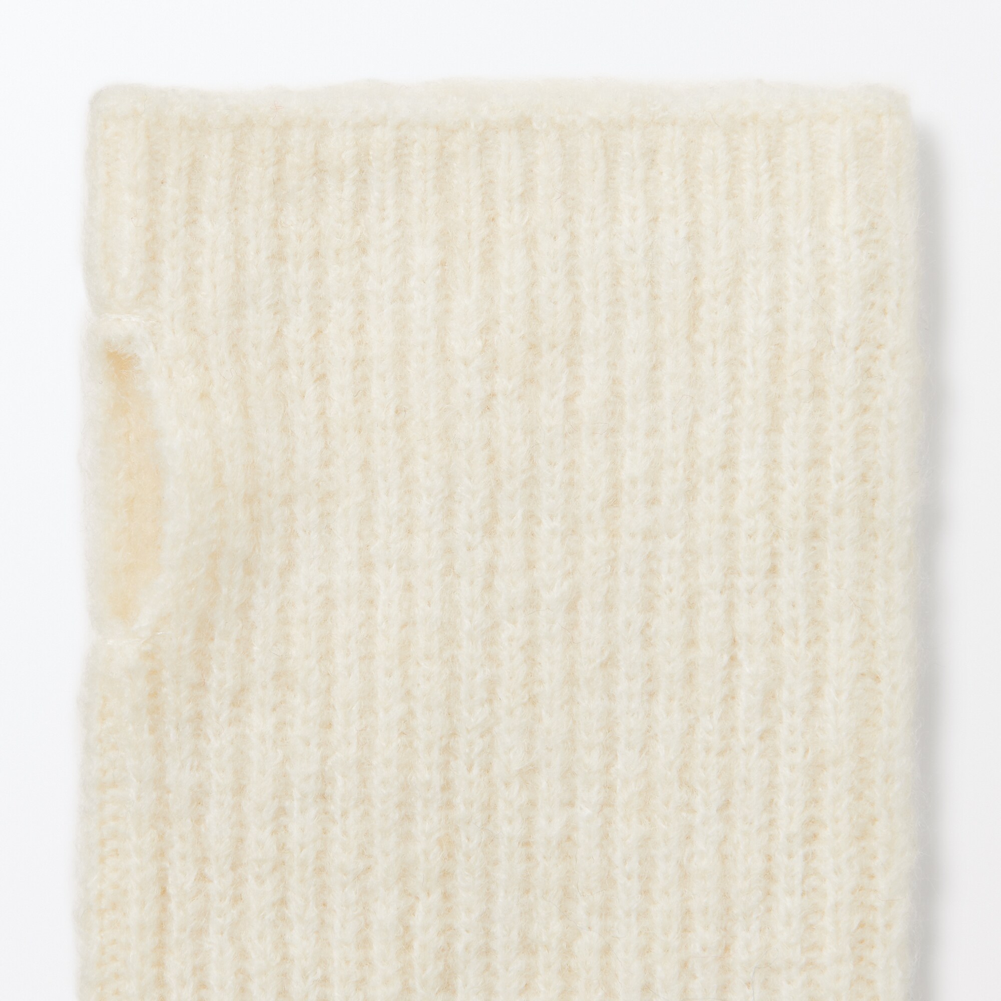 再生ポリエステル混　リブ編み　足にも使えるアームウォーマー