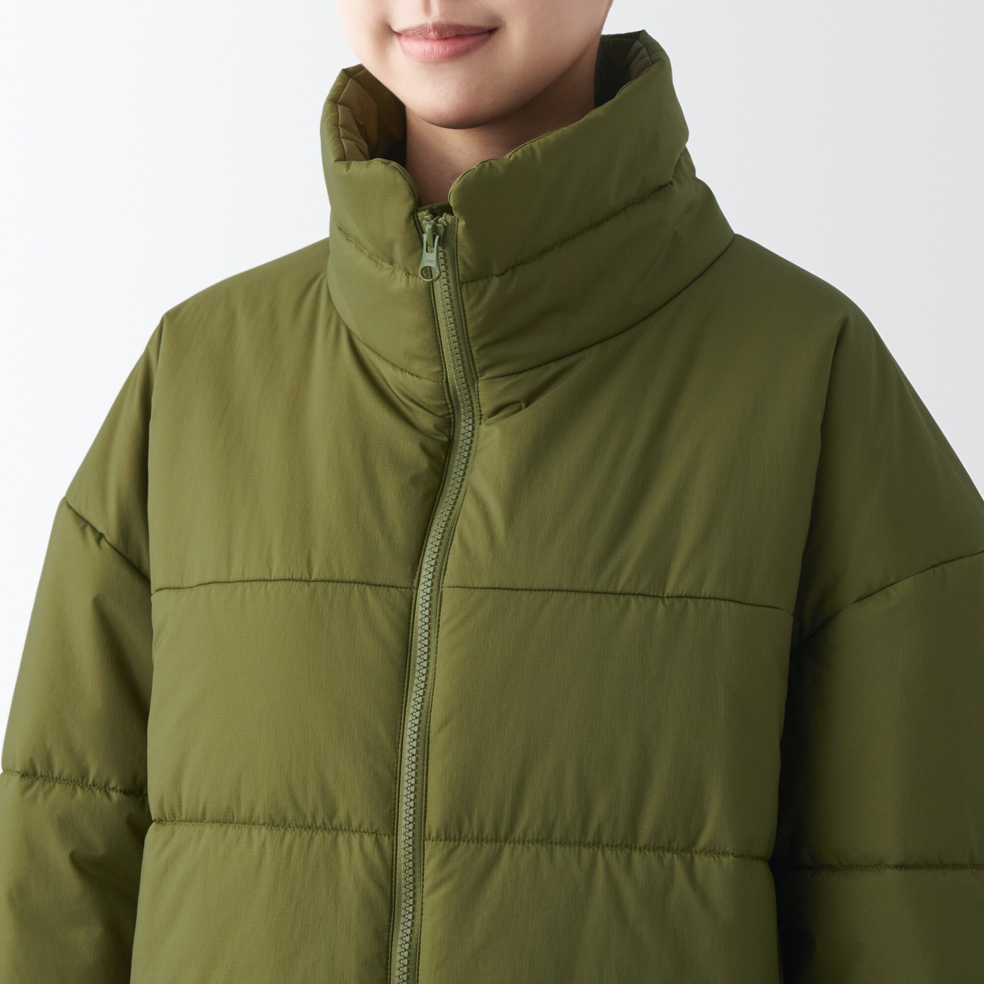 防風撥水中わたコート