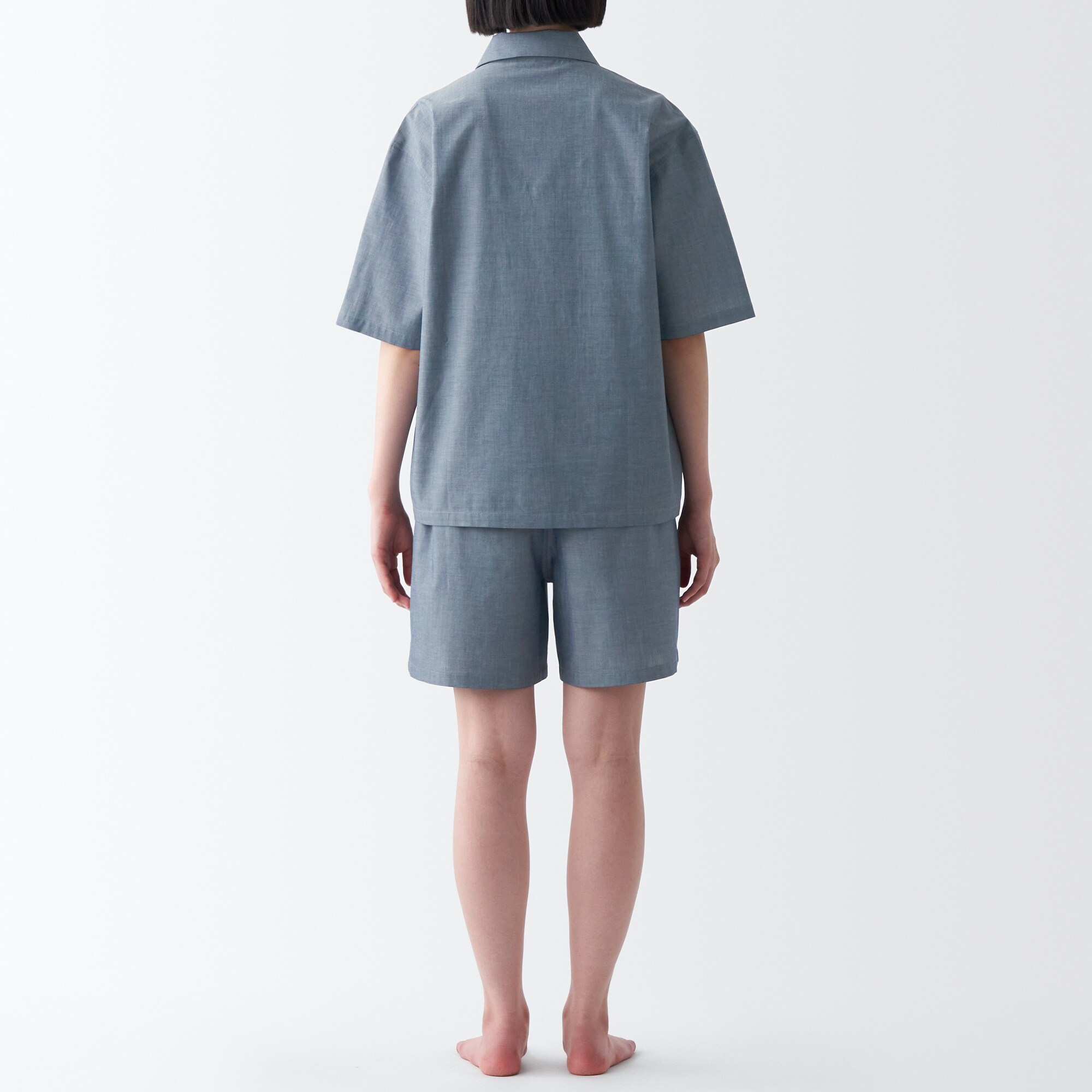 綿ブロード　半袖パジャマ