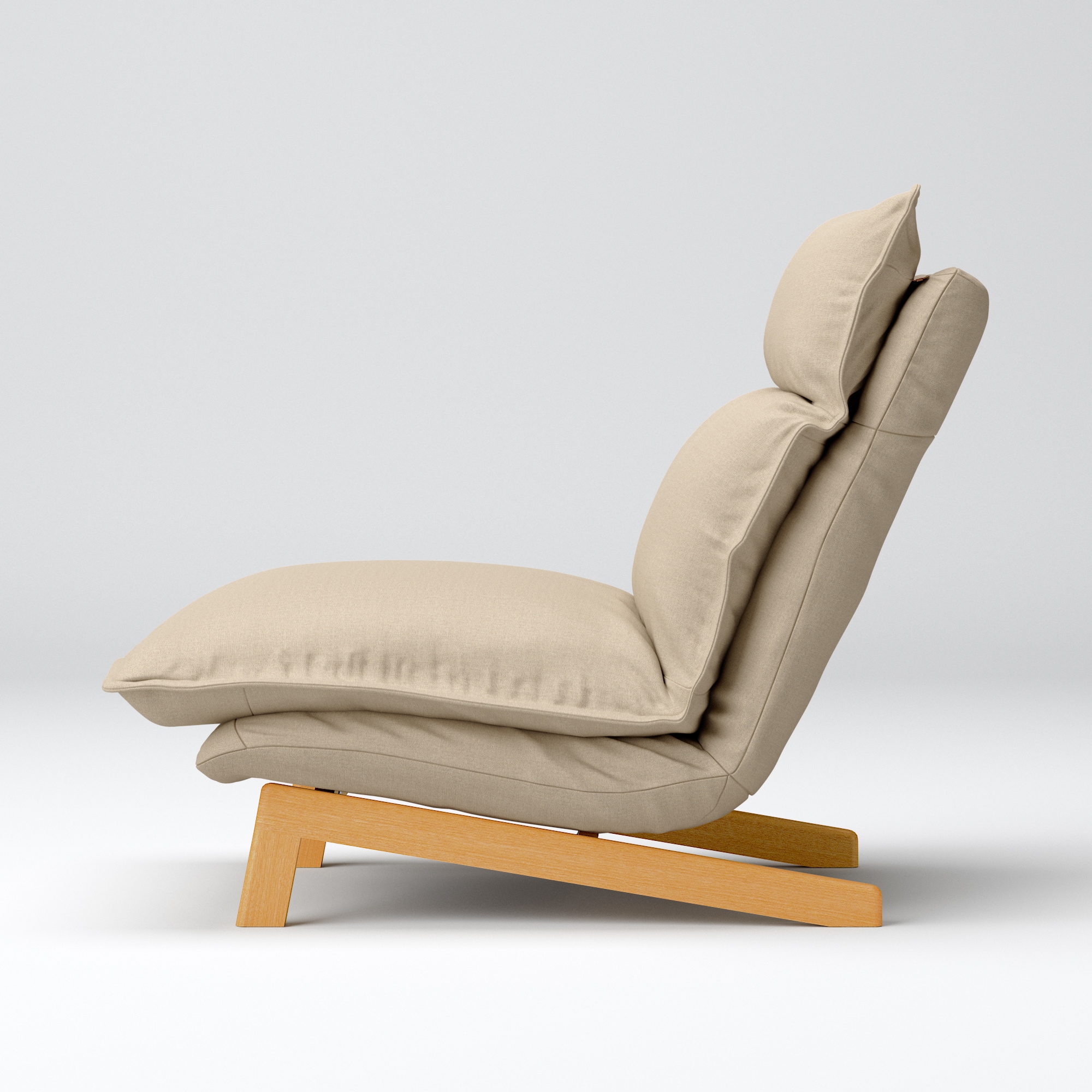 【カバー】綿帆布　ハイバックリクライニングソファ　１シーター用カバー