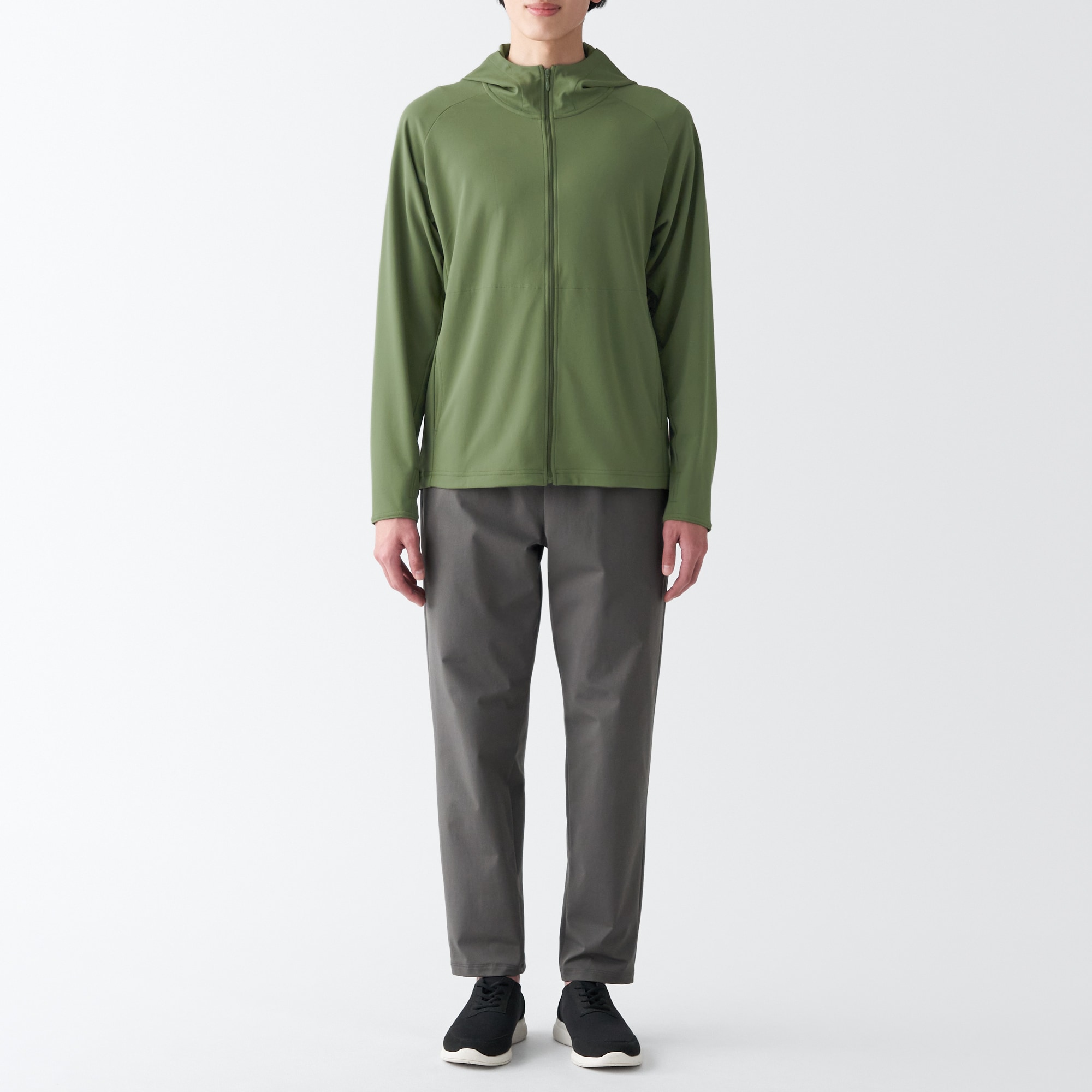 ＵＶカット乾きやすいジップパーカー