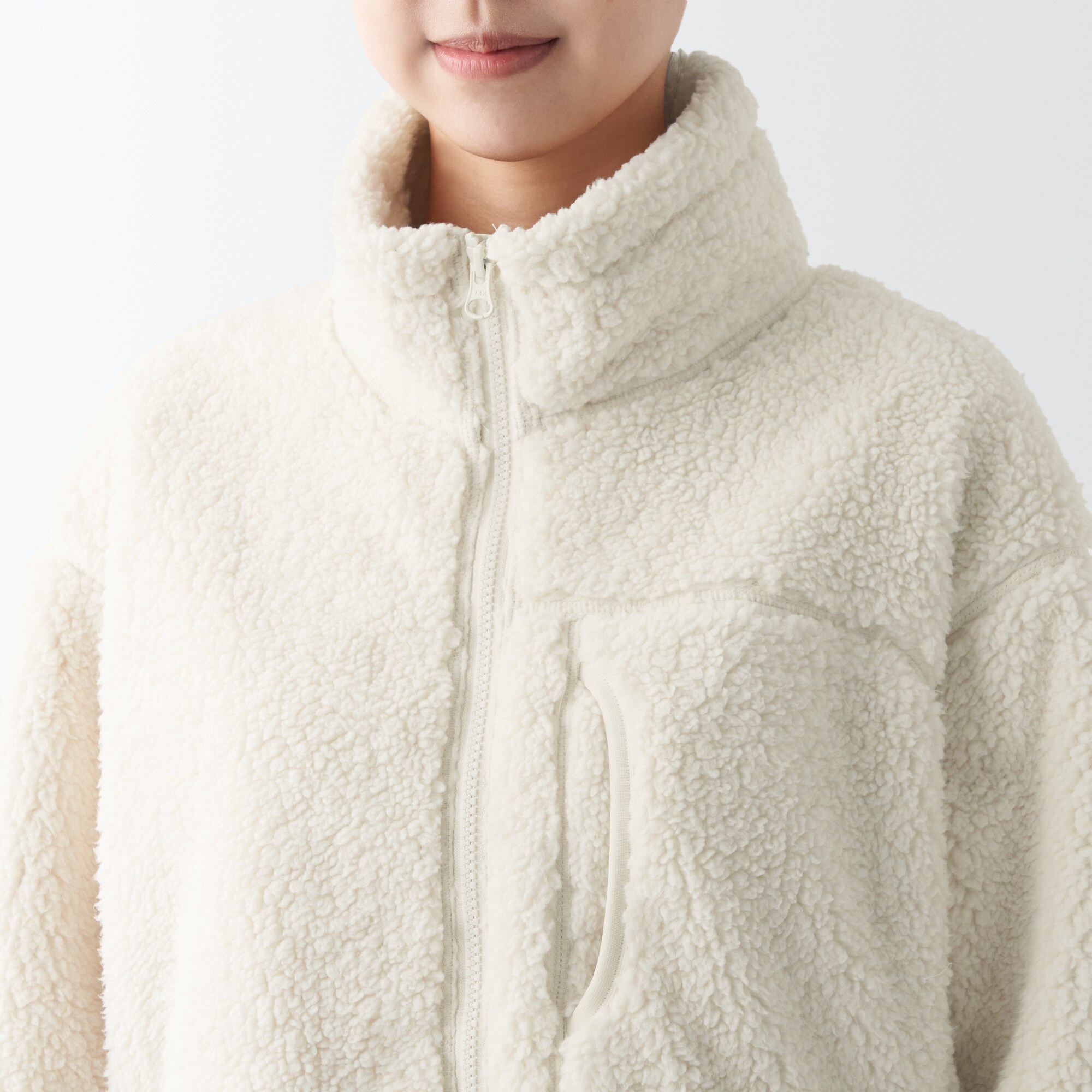 防風フリースコート