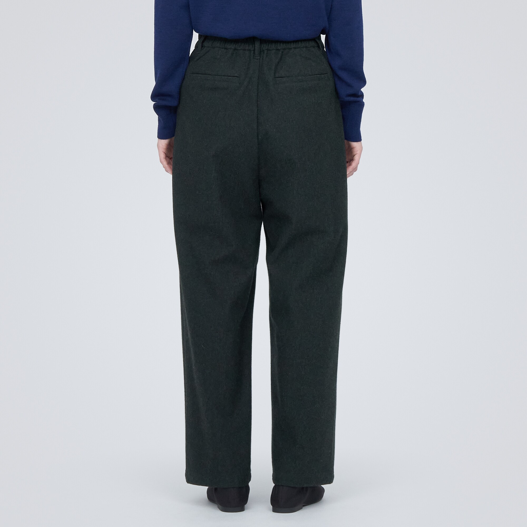 ストレッチ起毛タックパンツ