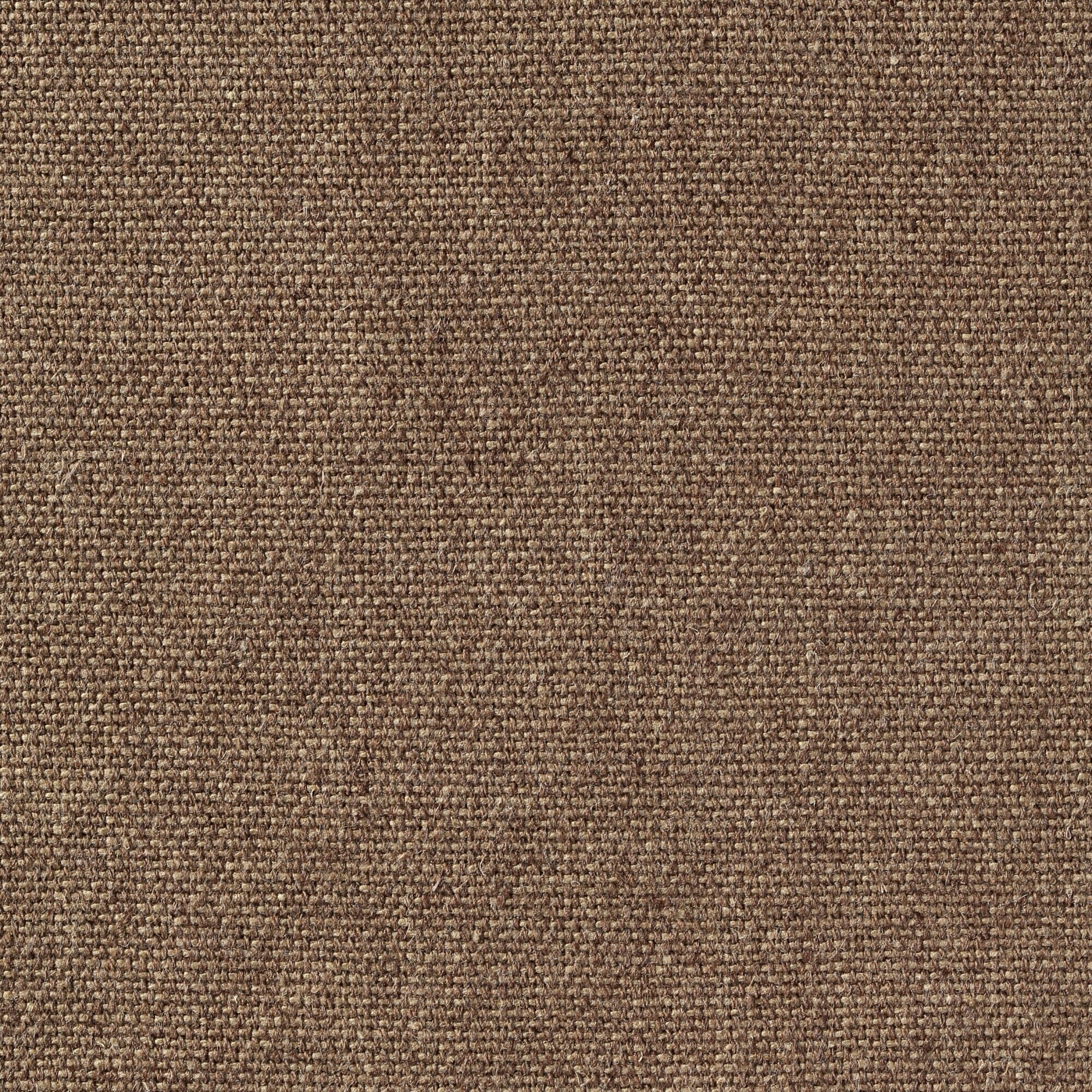 【カバー】麻綿平織ソファ本体・３シーター・フェザー・ポケットコイル用カバー／ブラウン