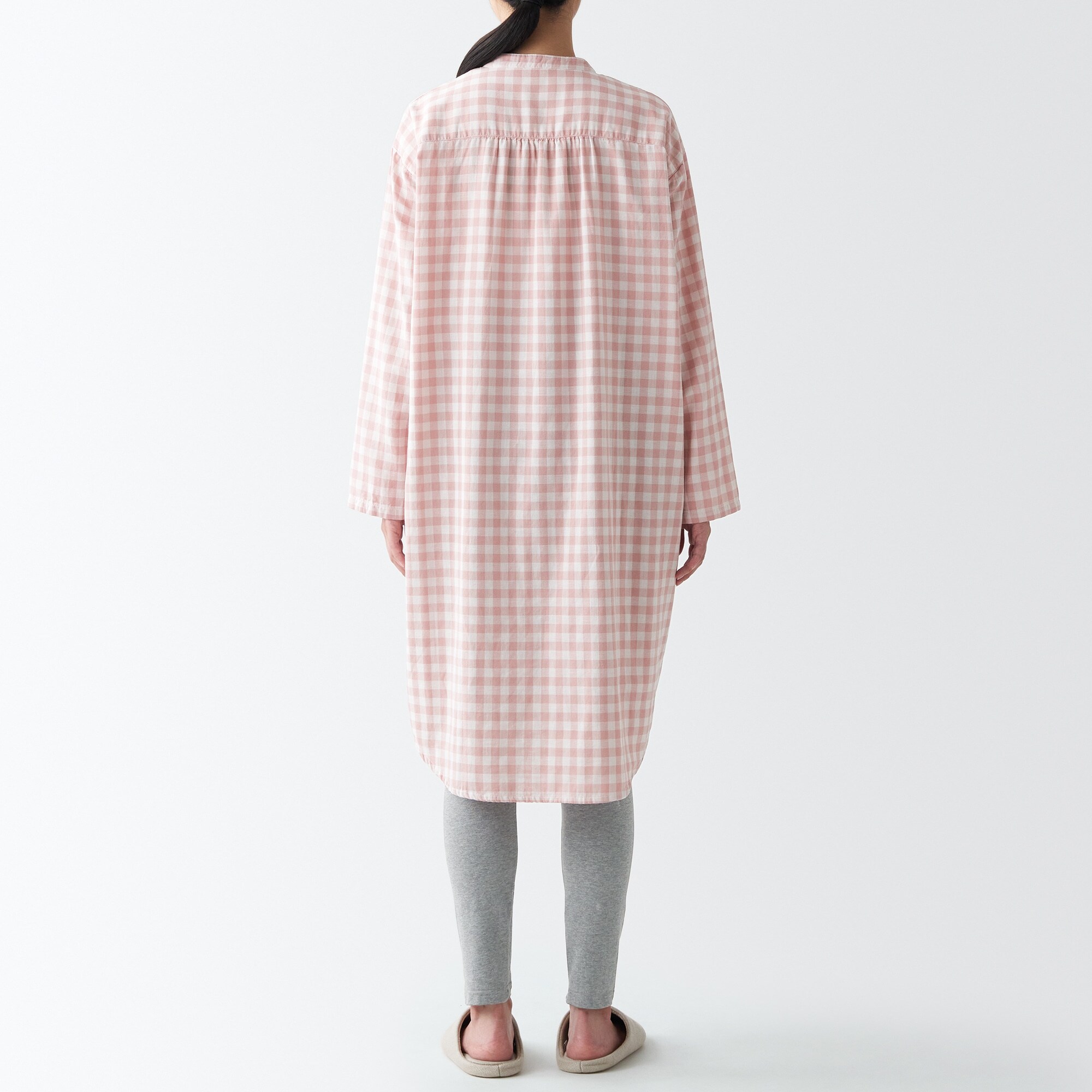 脇に縫い目のない　二重ガーゼパジャマ（マタニティ）