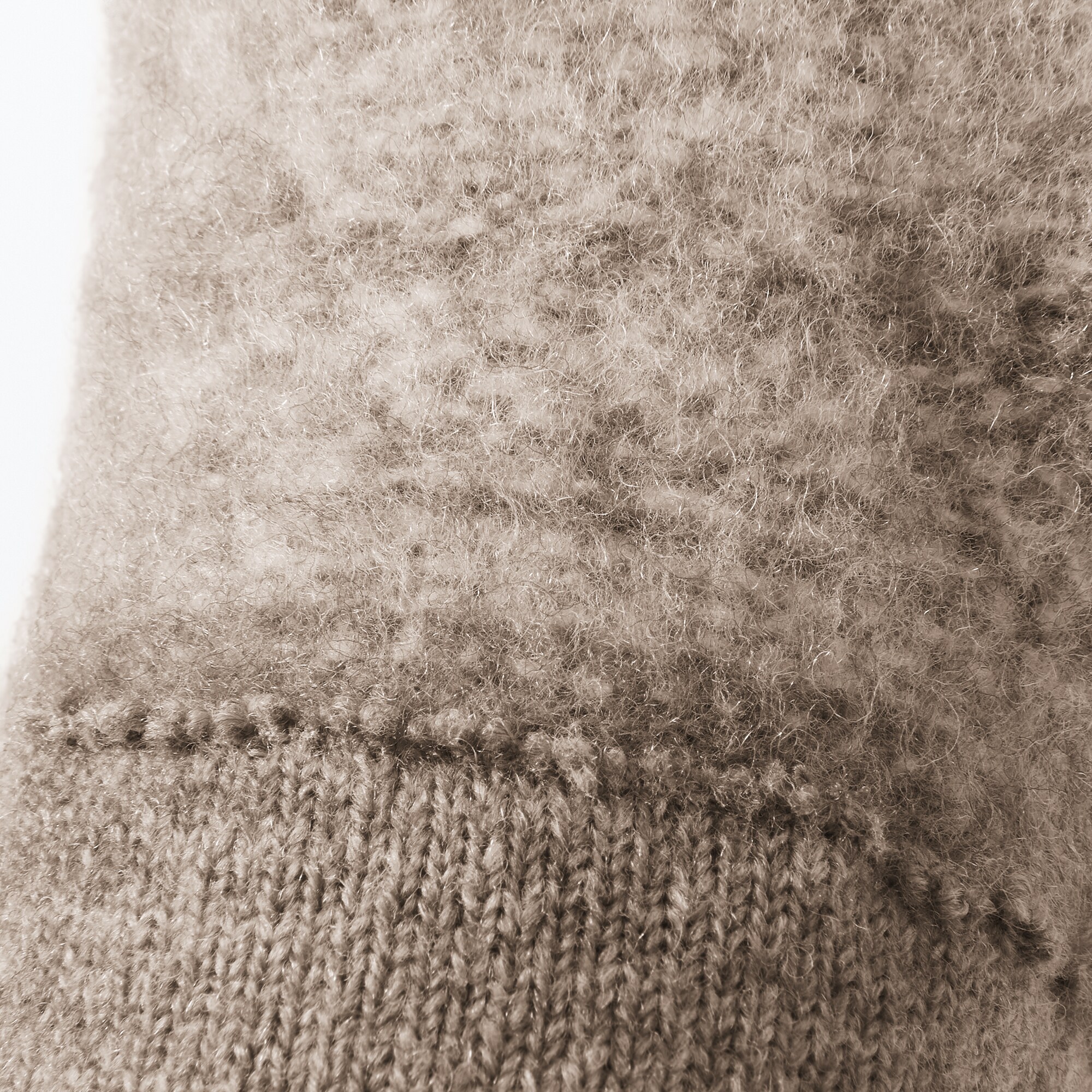 ウール混　裏起毛　タッチパネル　手袋（柄）