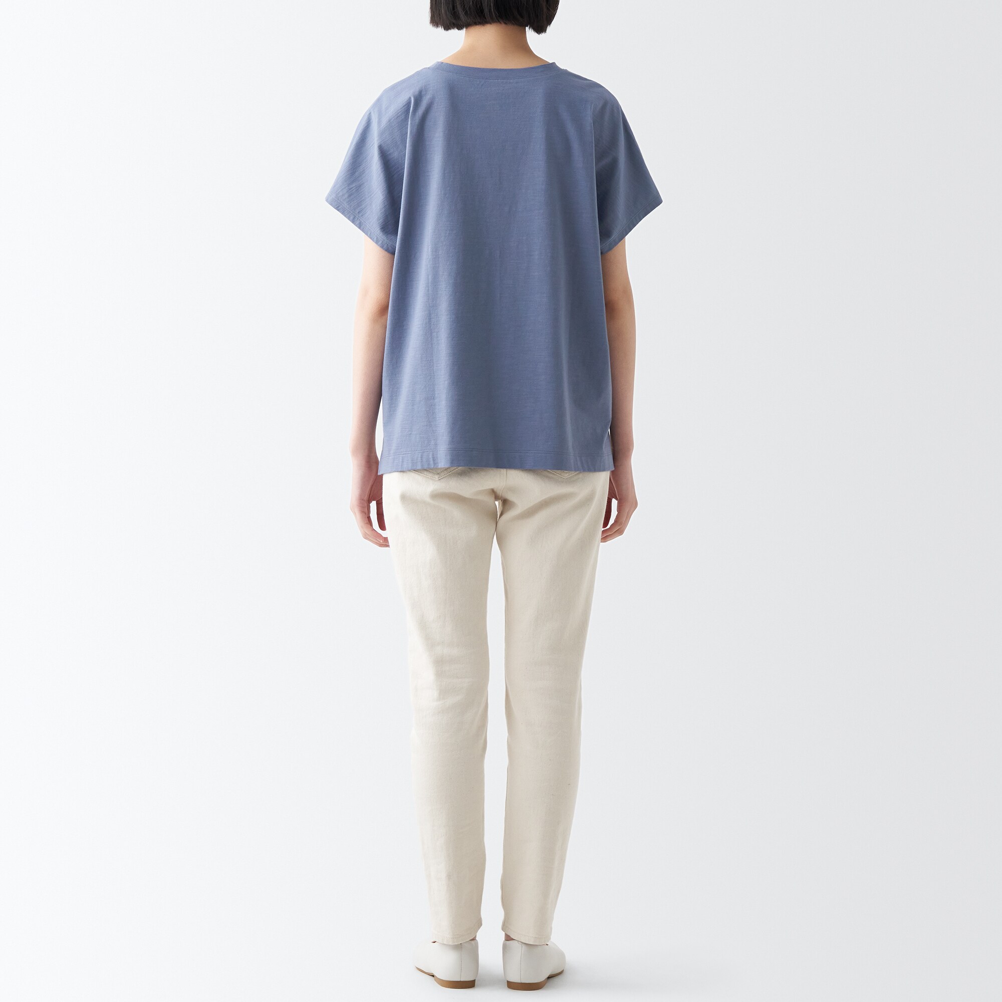 ムラ糸ワイドＴシャツ