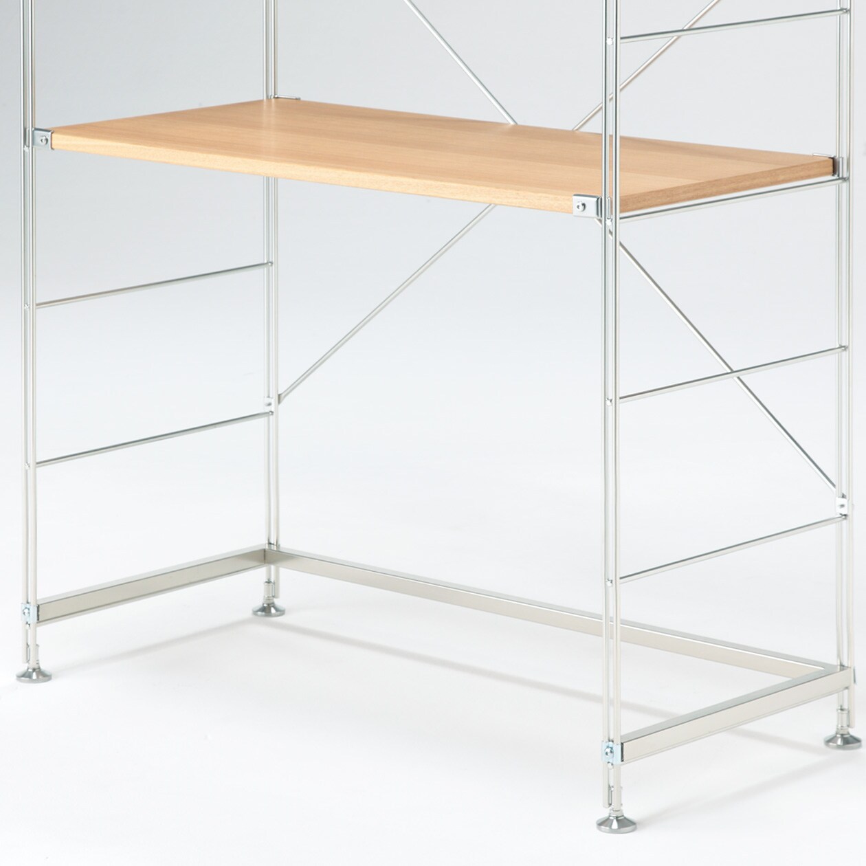 ステンレスユニットシェルフ用帆立補強パーツ