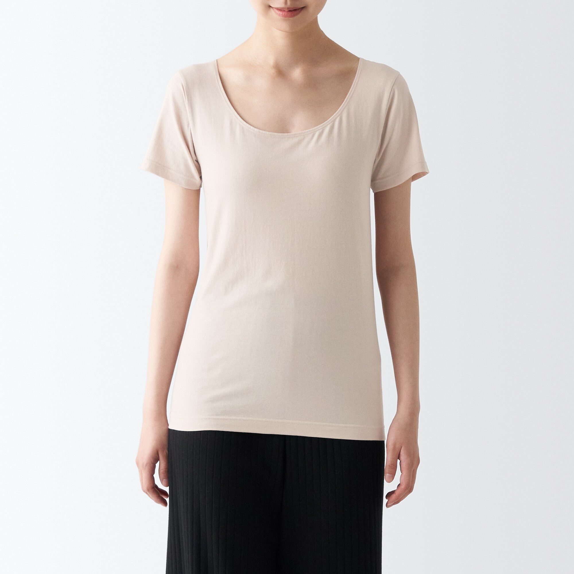 あったか綿　クルーネック半袖Ｔシャツ