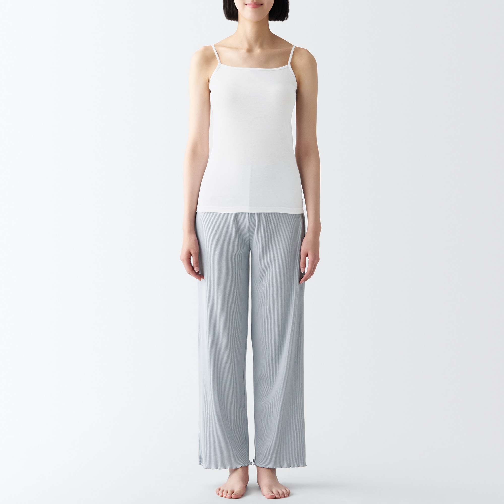 さらっと綿　キャミソール（汗取りパッドなし）