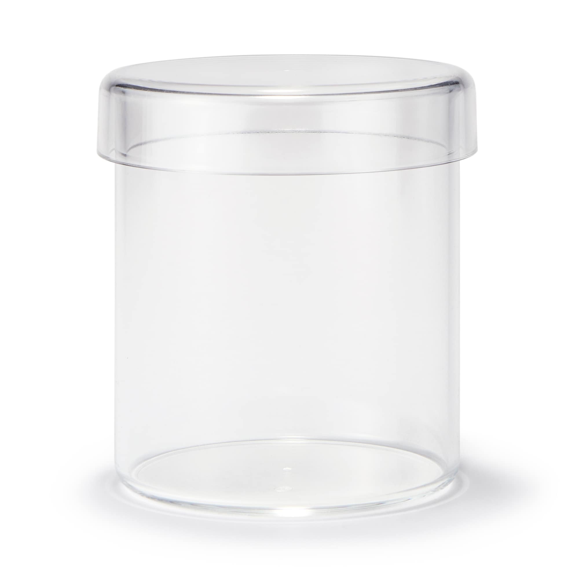 アクリル小物容器　約直径９０×９７ｍｍ