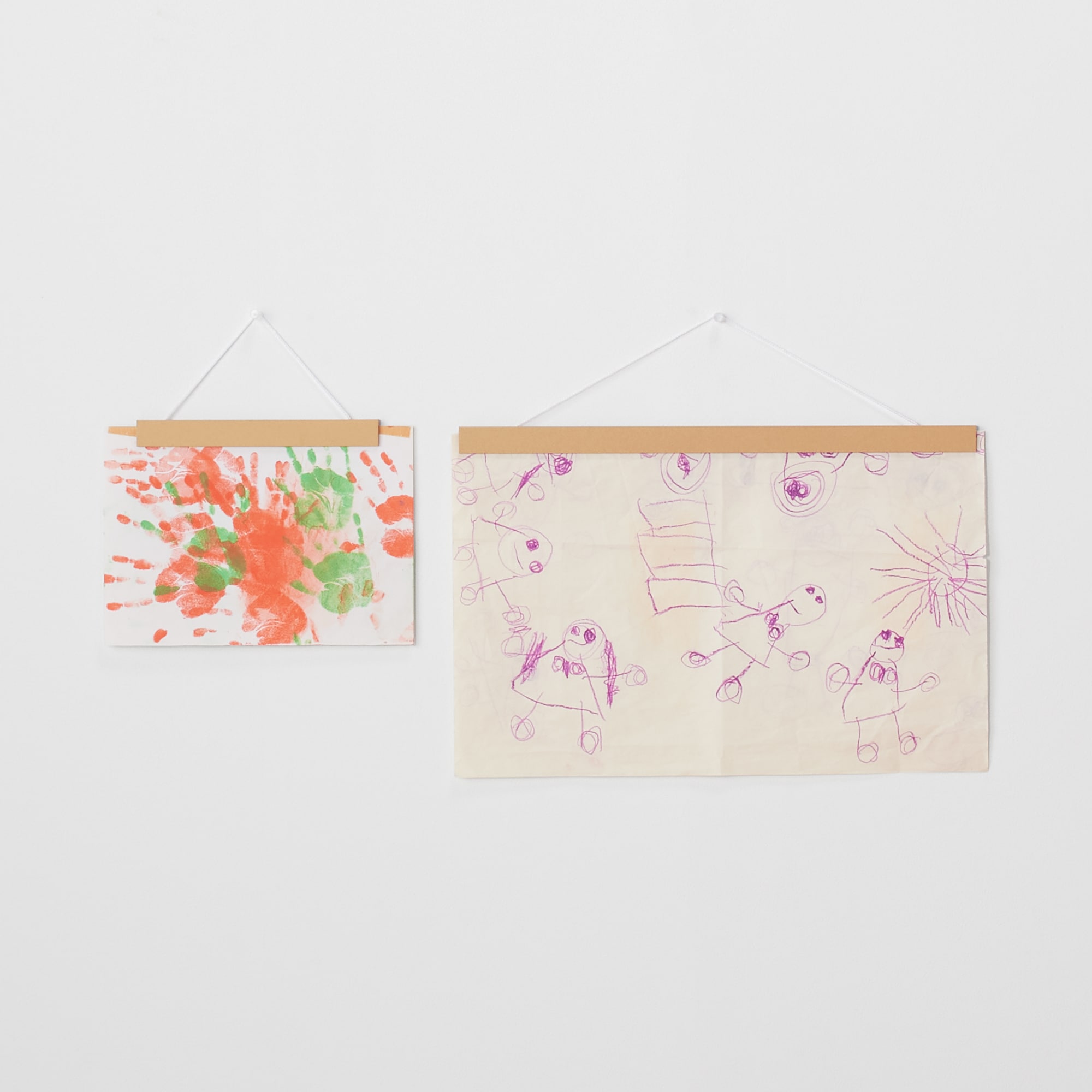 おえかきマグネットハンガー　約幅２×長さ４５ｃｍ