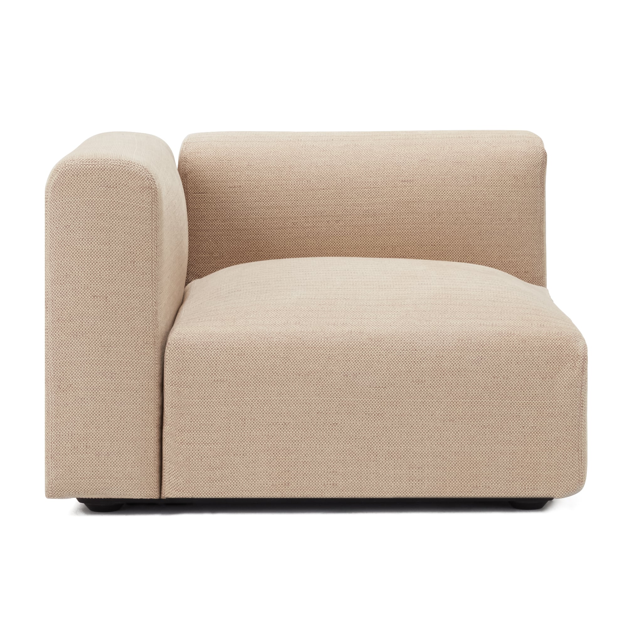 【カバー】綿ポリエステル変り織ユニットソファ・アーム付・大・幅９８ｃｍ用カバー／ベージュ