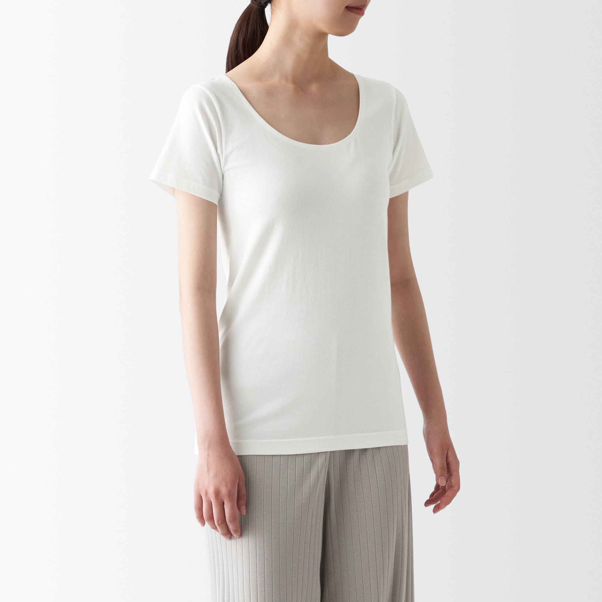 あったか綿　クルーネック半袖Ｔシャツ